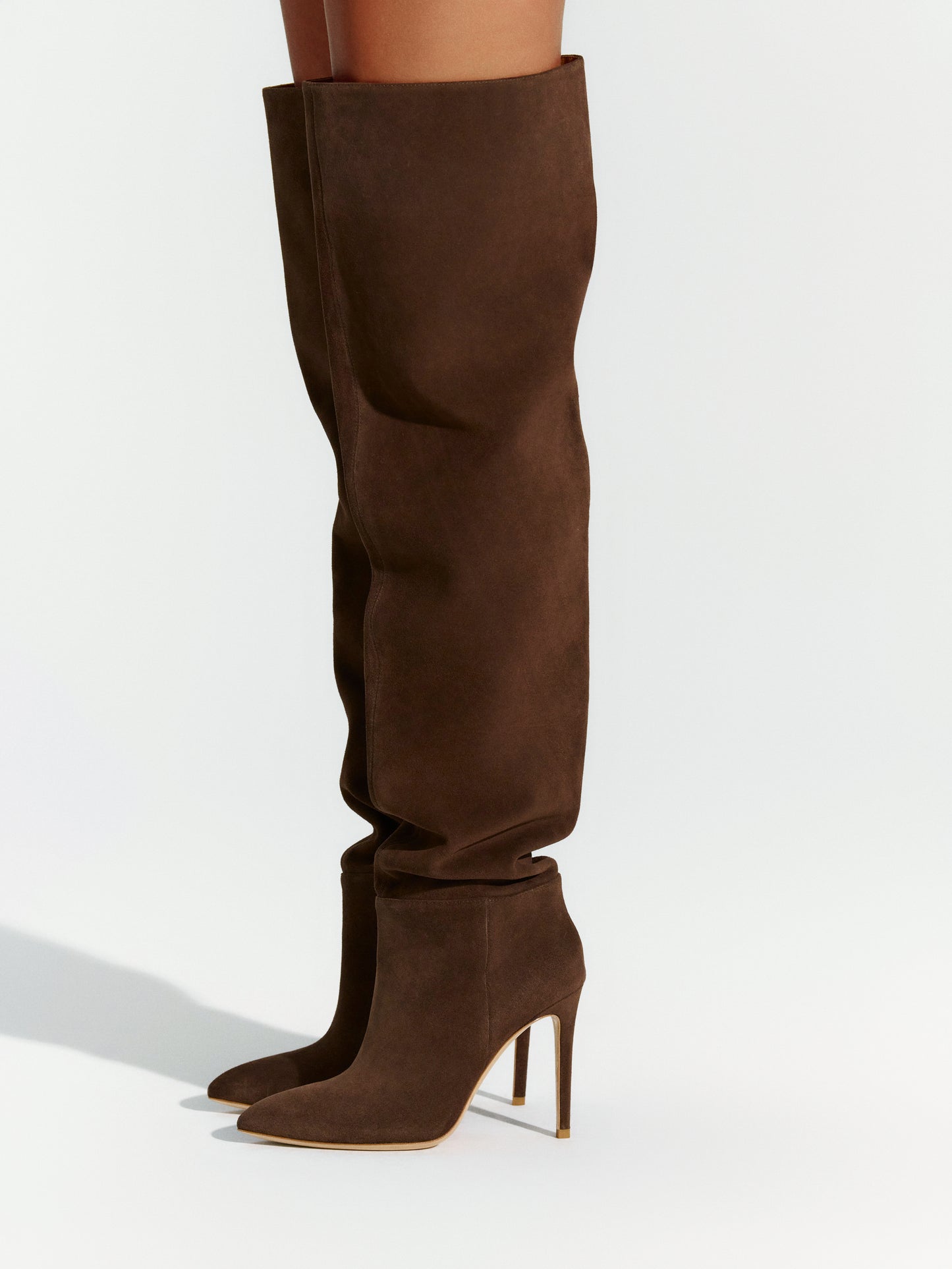 Suede Thigh High Boot