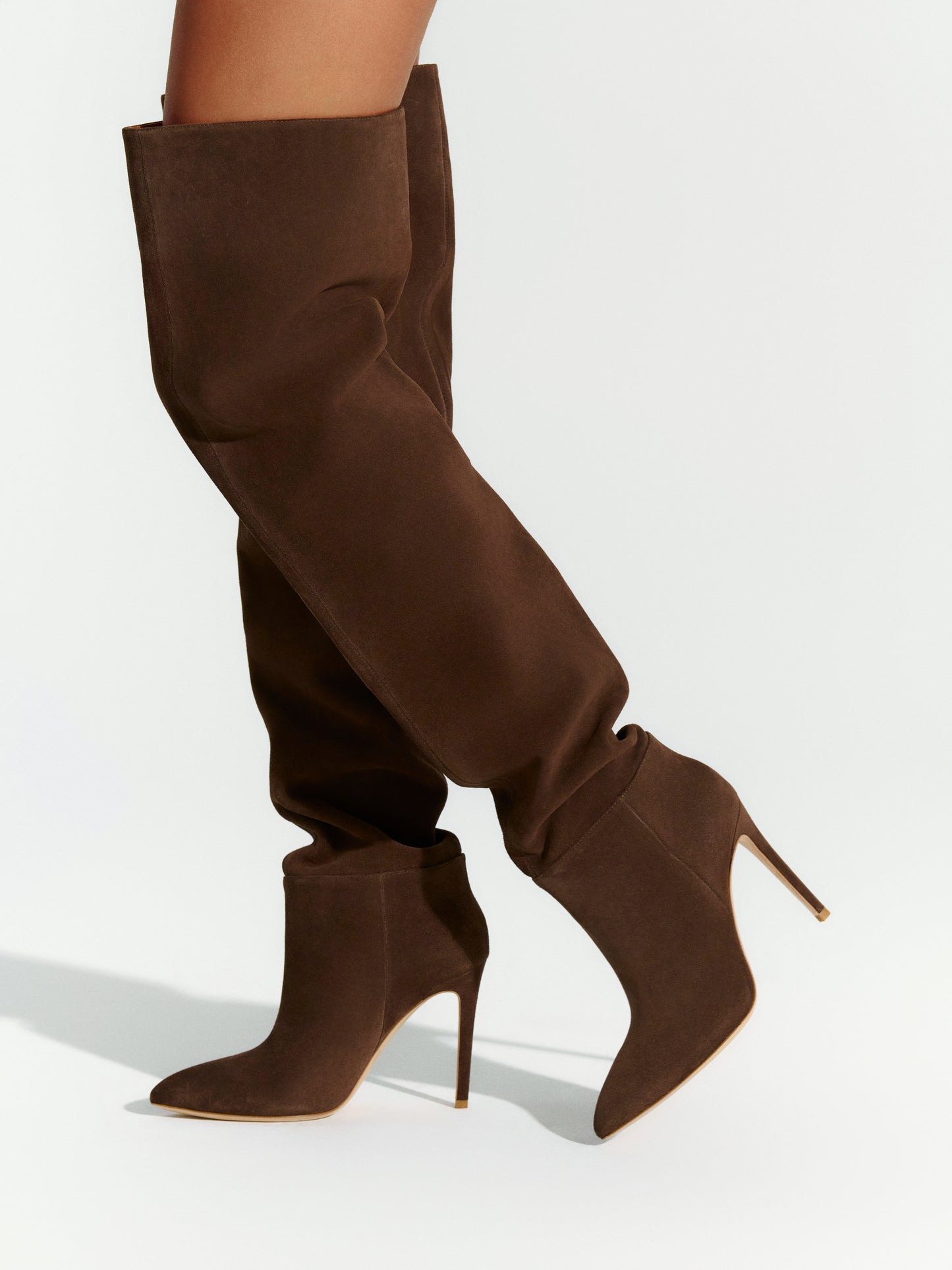 Suede Thigh High Boot