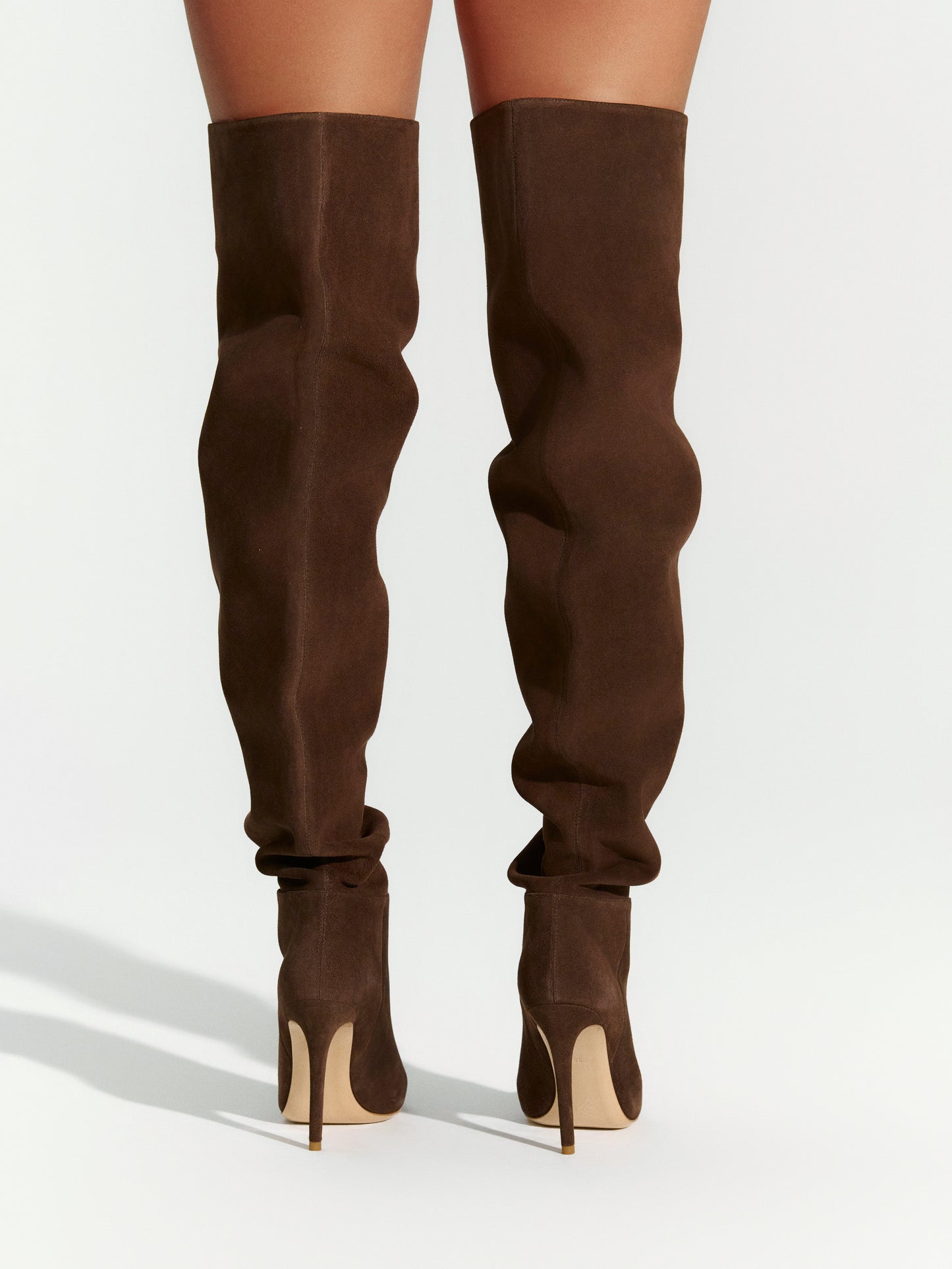 Suede Thigh High Boot