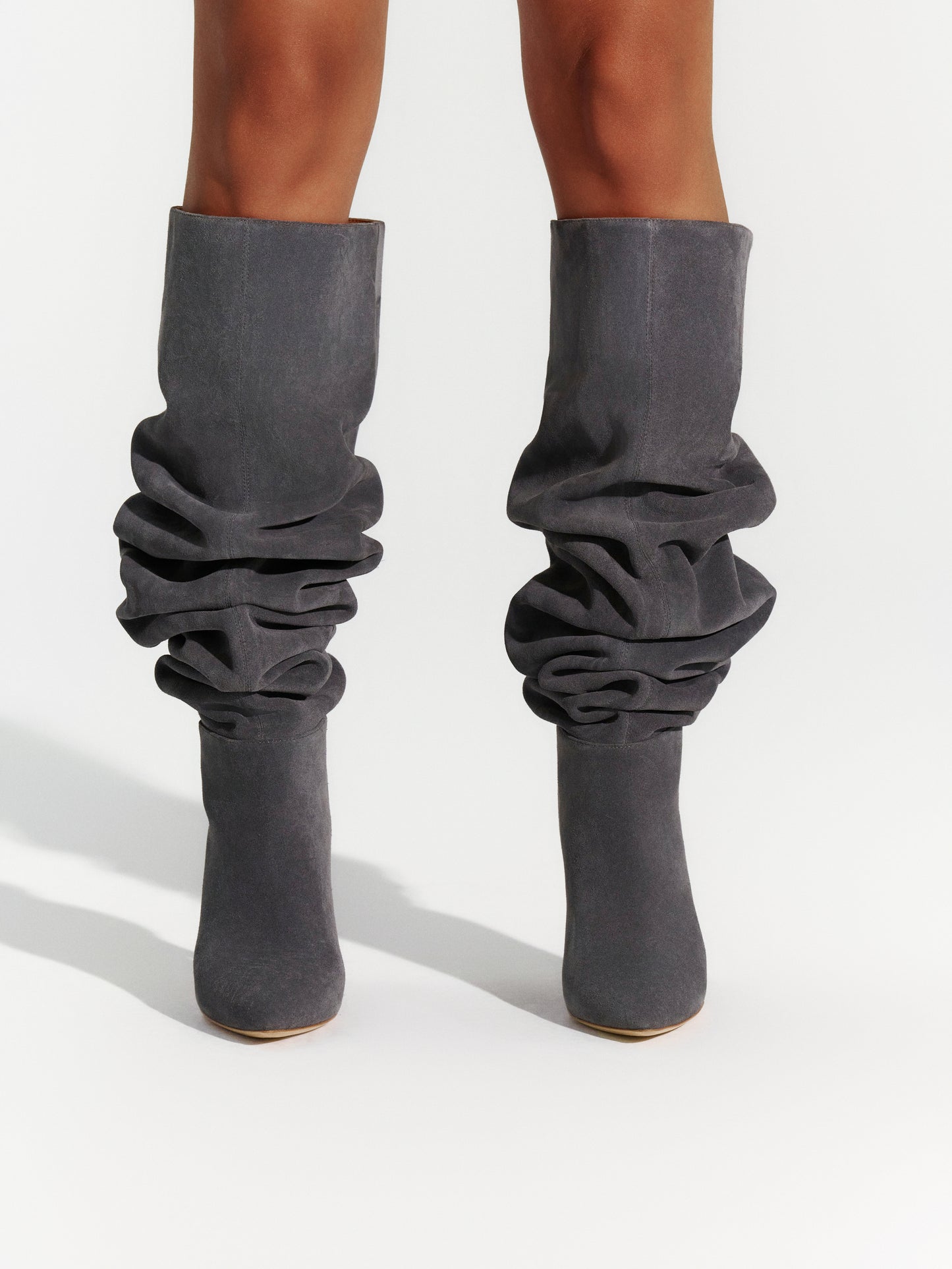 Suede Thigh High Boot