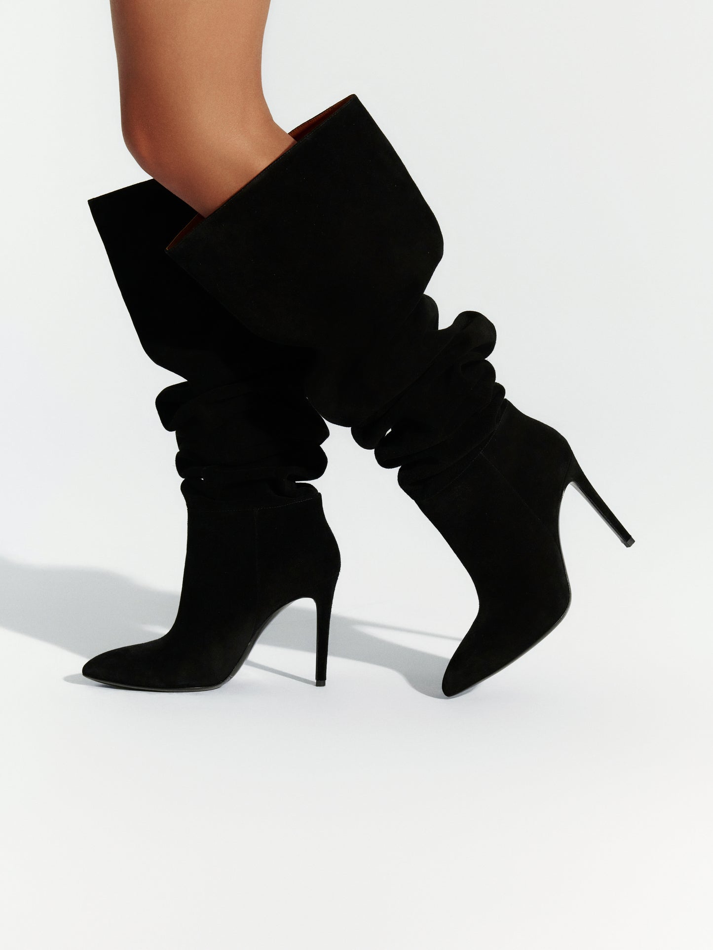 Suede Thigh High Boot