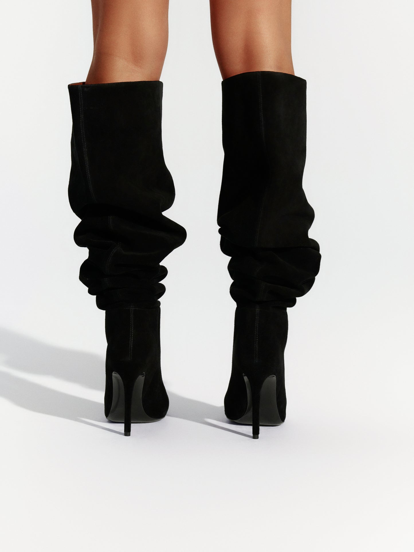 Suede Thigh High Boot
