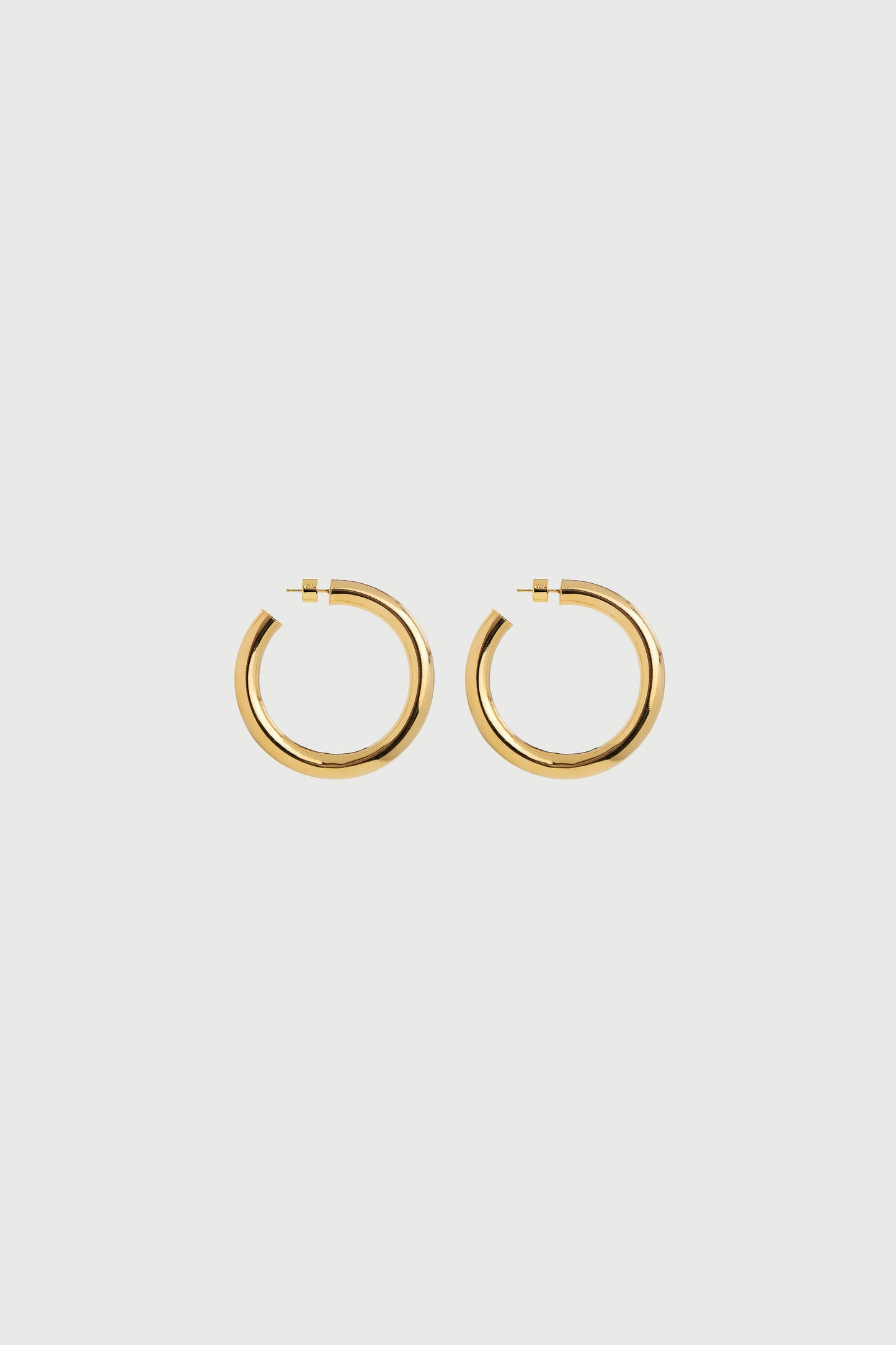 Gold Medium Hoops