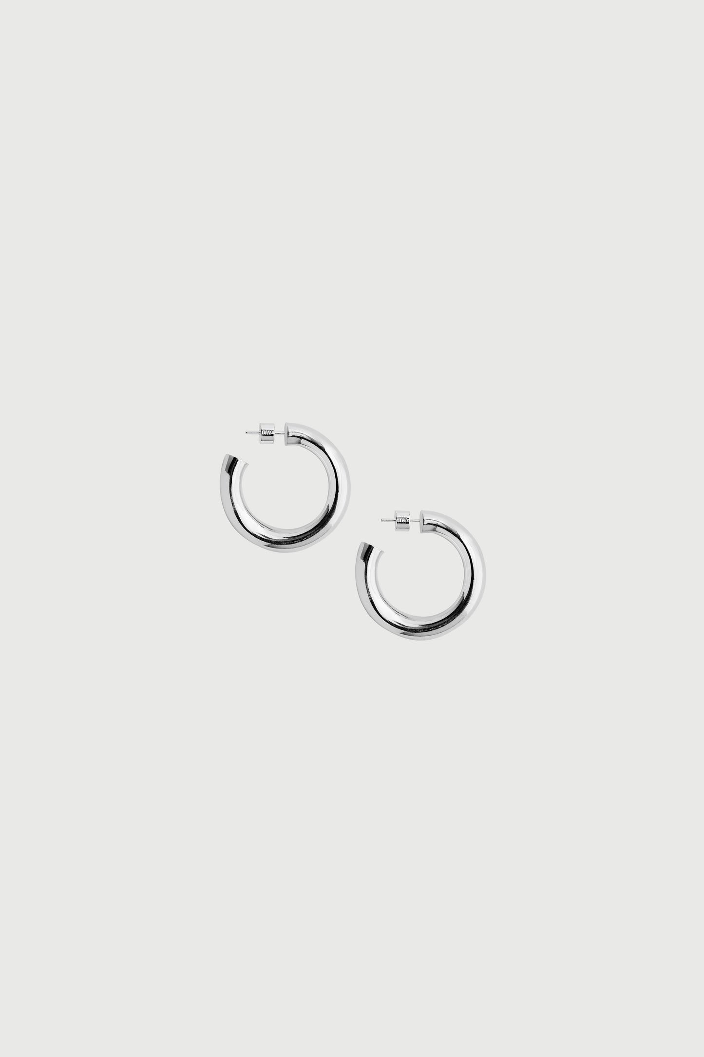 Silver Small Hoops