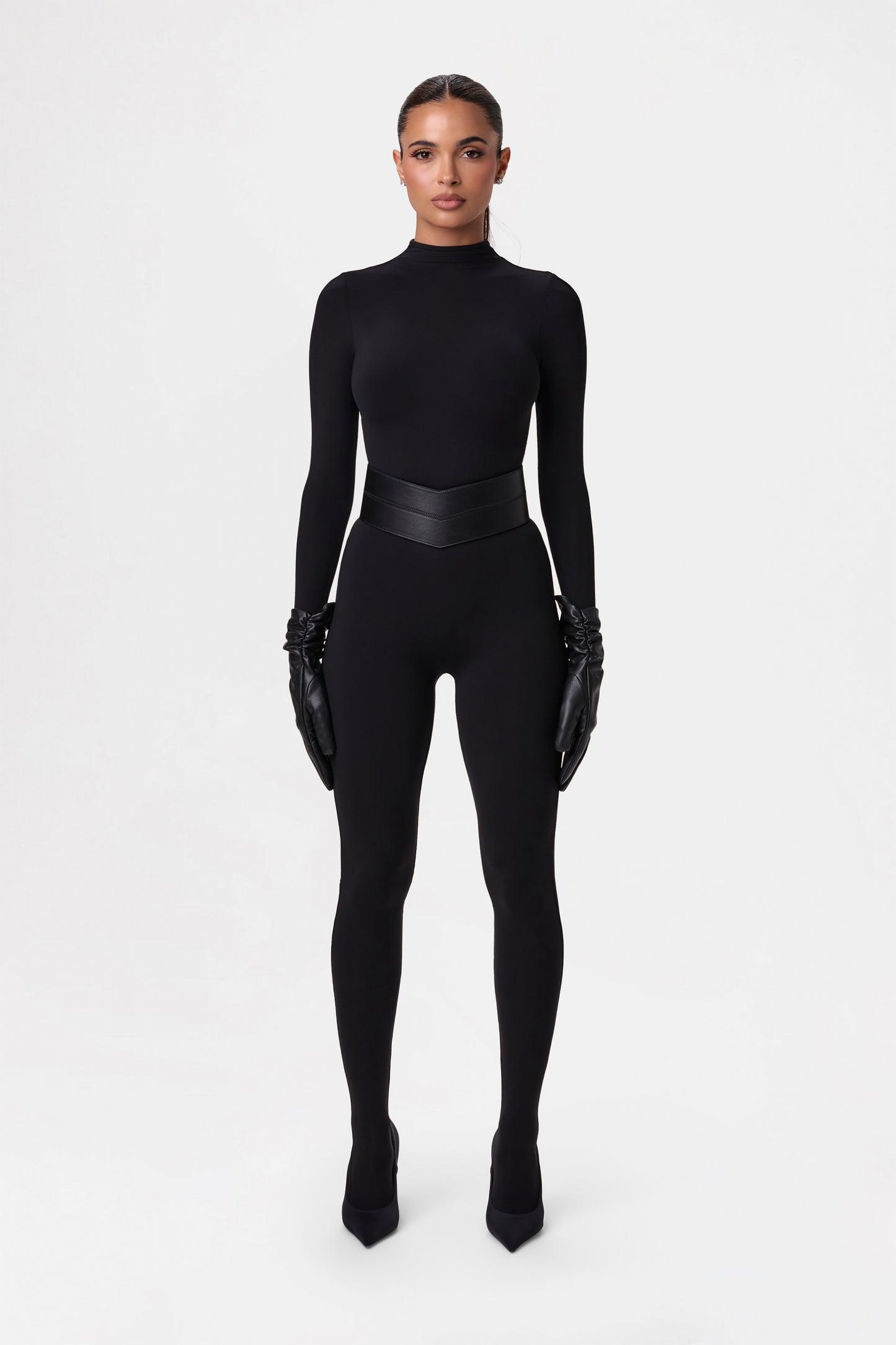 Vegan Leather V-Waist Belt