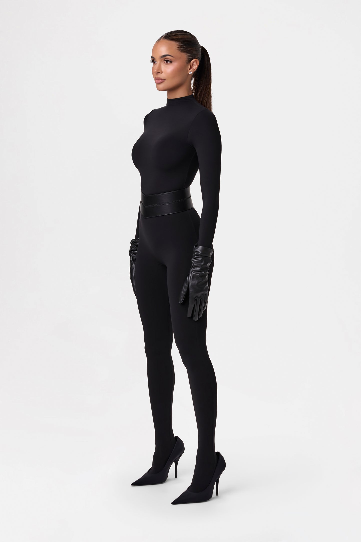 Vegan Leather V-Waist Belt