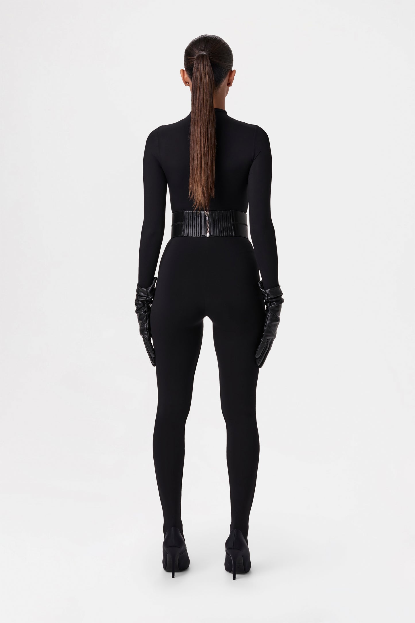 Vegan Leather V-Waist Belt