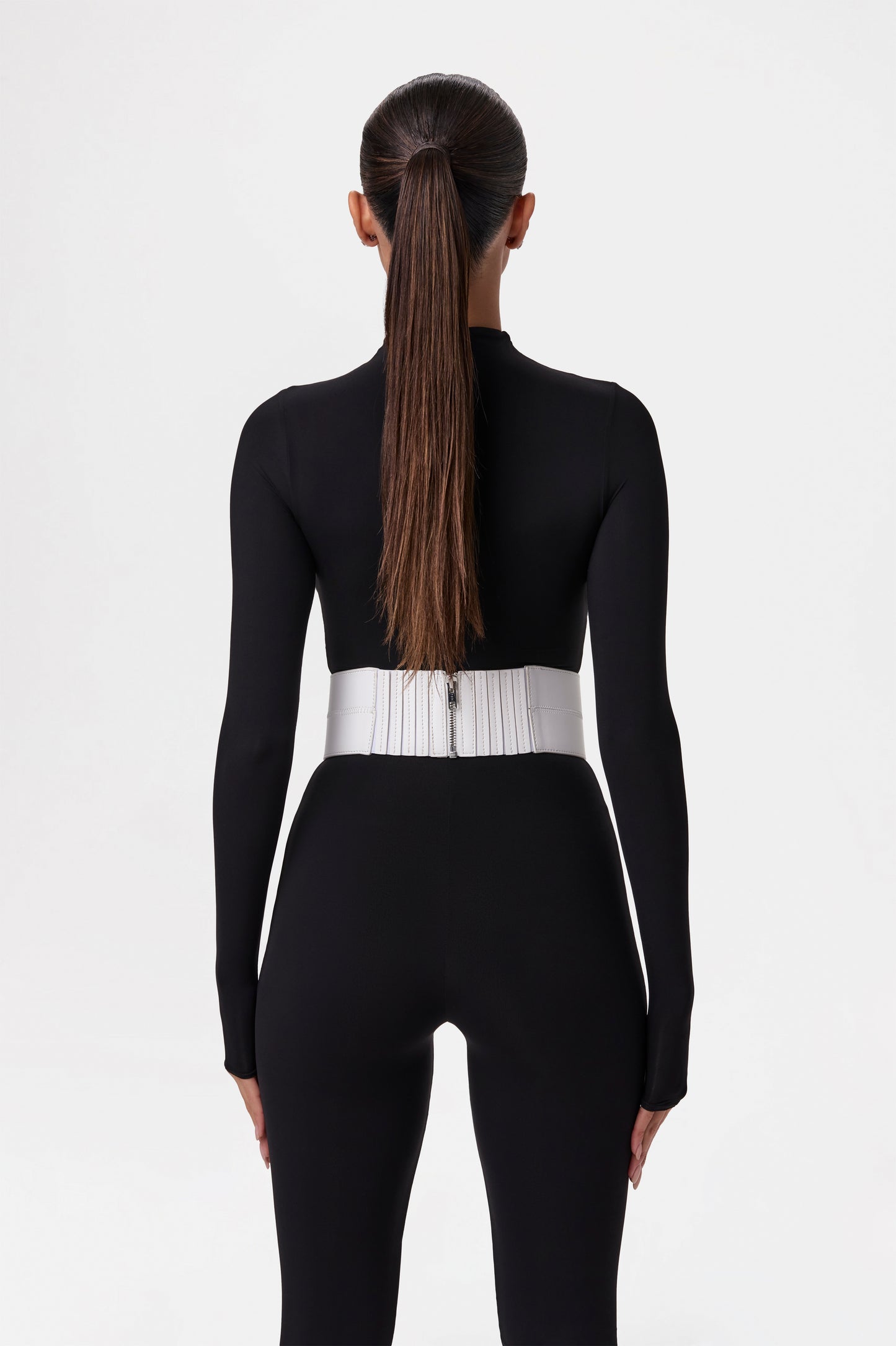 Vegan Leather V-Waist Belt