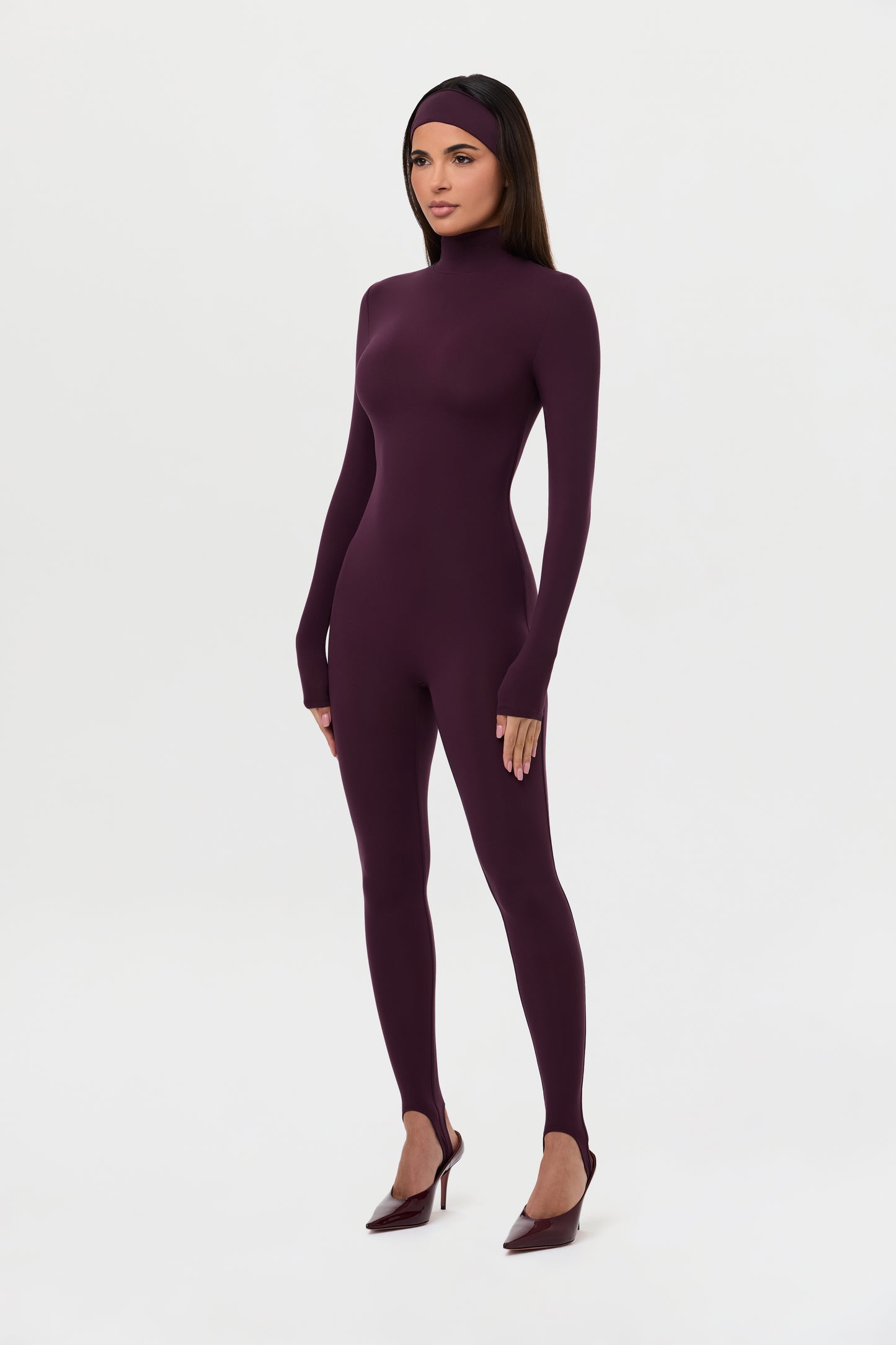 Naked Turtleneck Stirrup Jumpsuit Petite