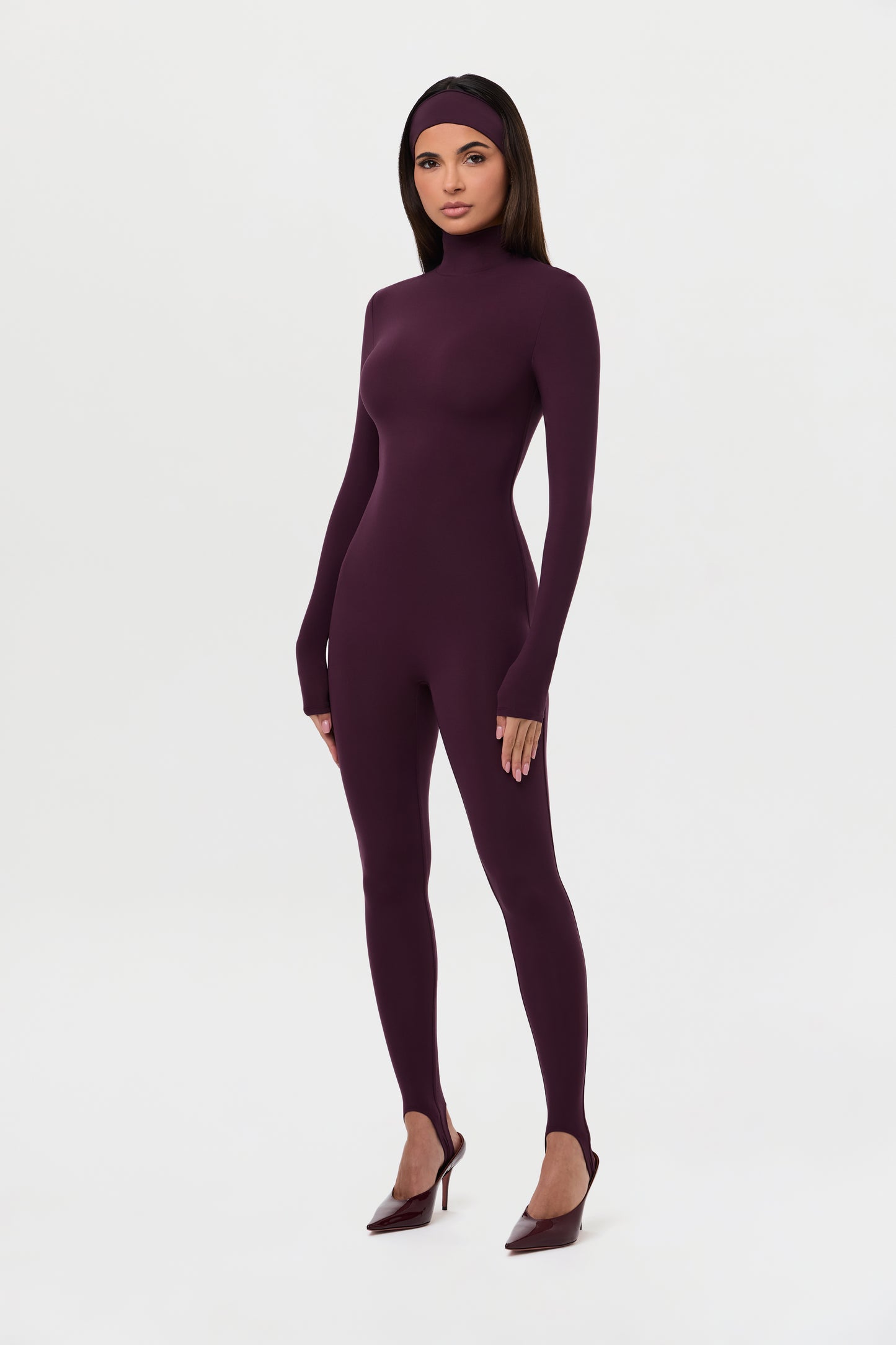 Naked Turtleneck Stirrup Jumpsuit Petite