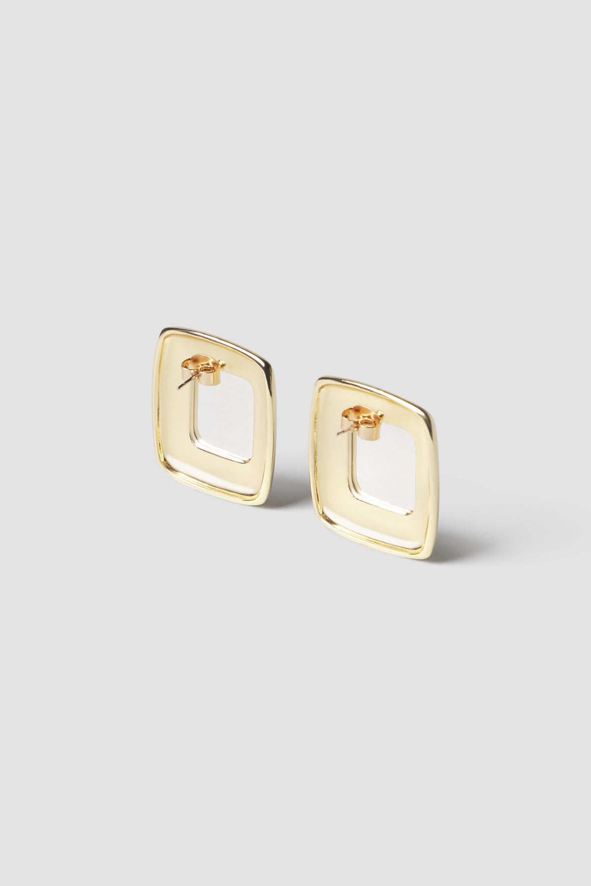 Square Stone Earrings