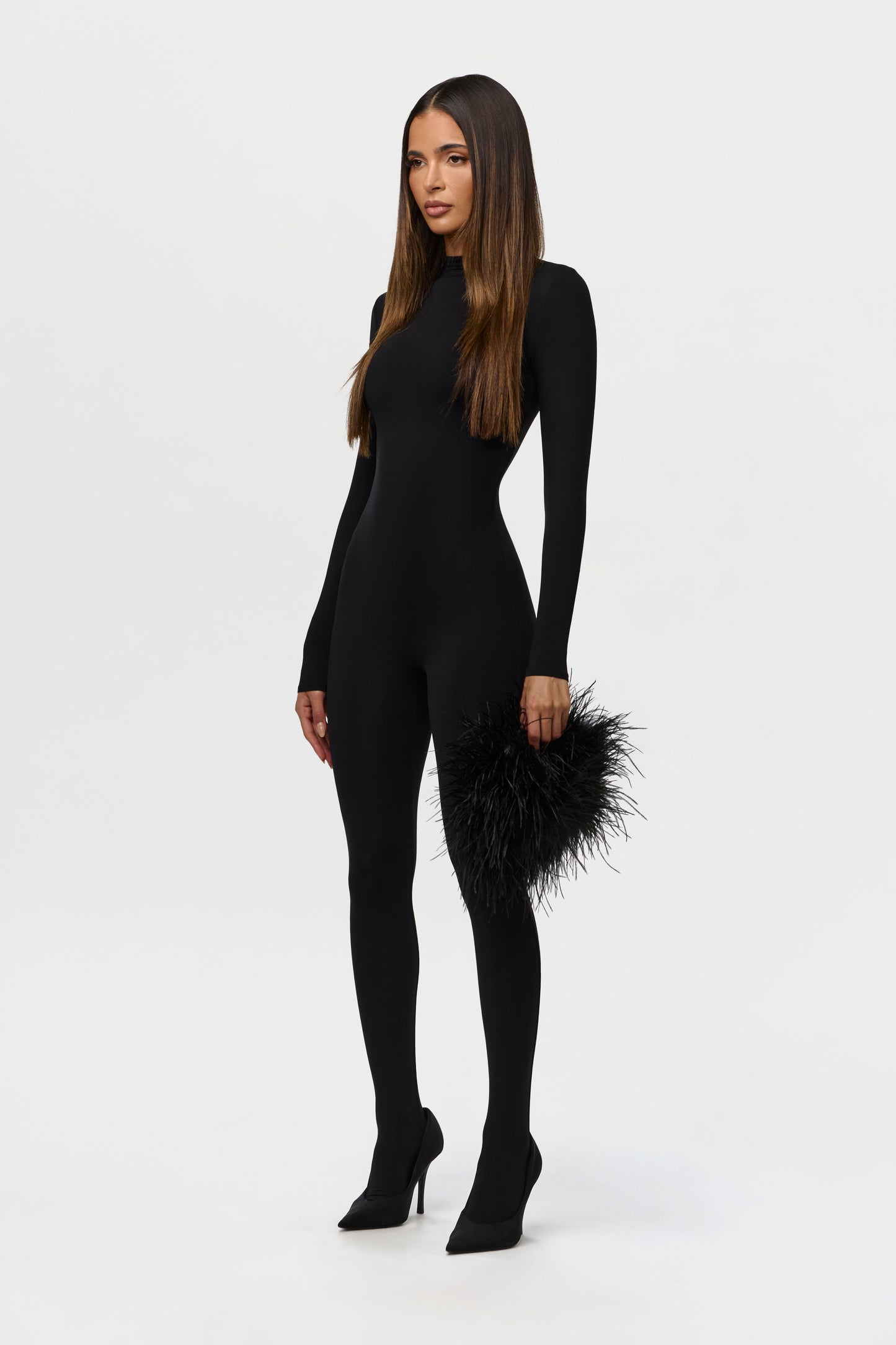 Feather Statement Clutch