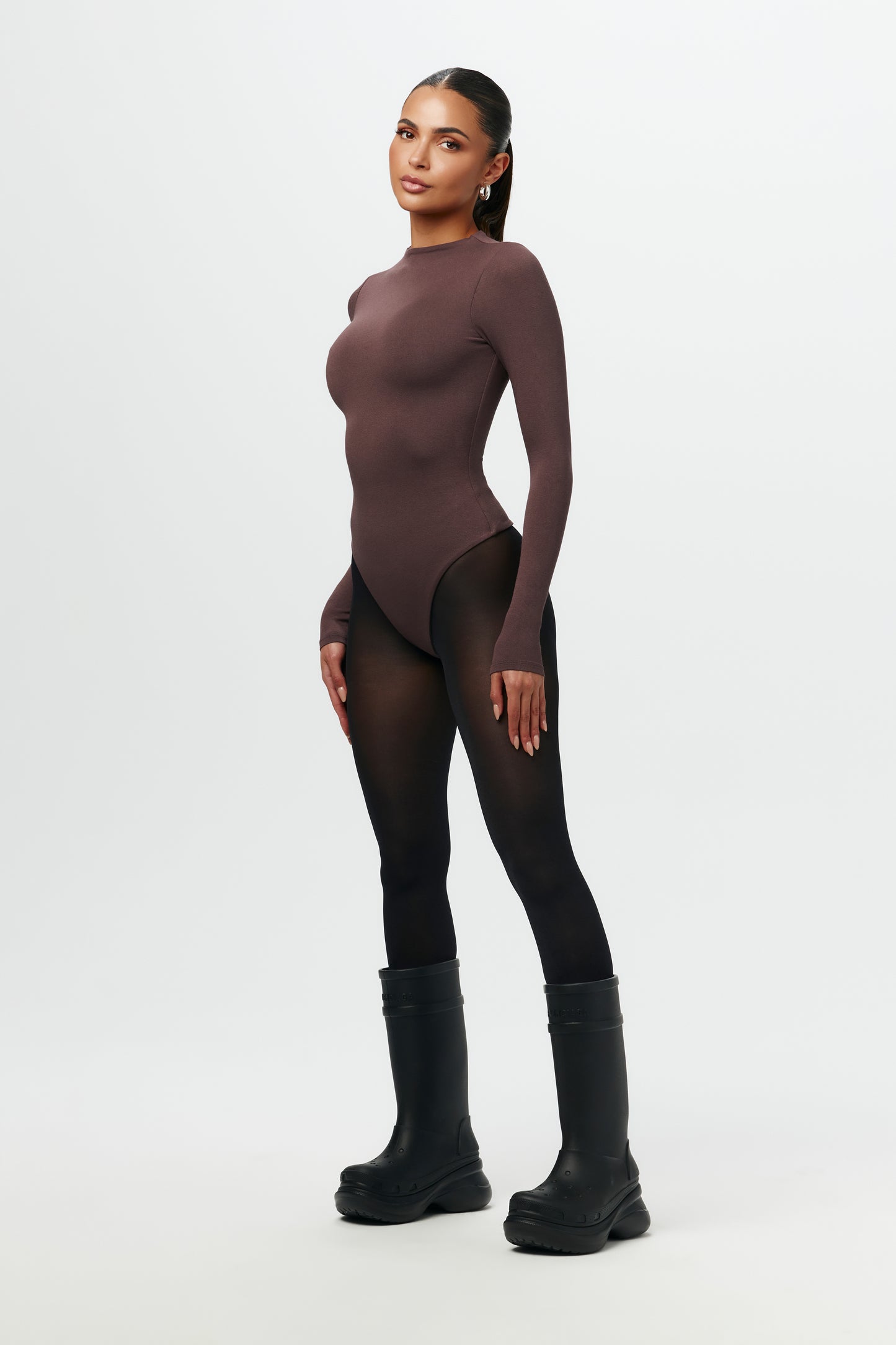 NW Sculpt Mock Neck Bodysuit