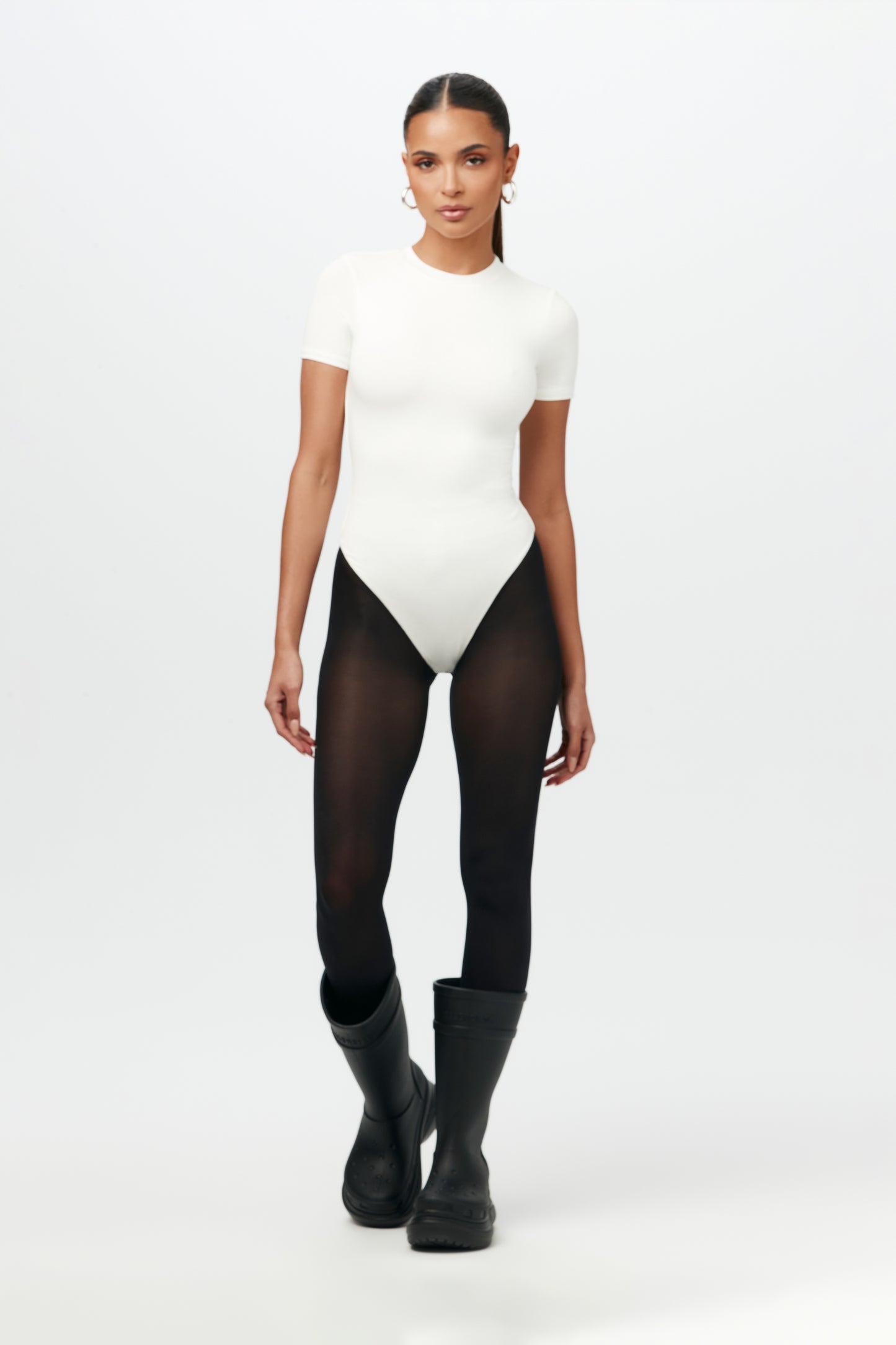 NW Crewneck Short Sleeve Bodysuit