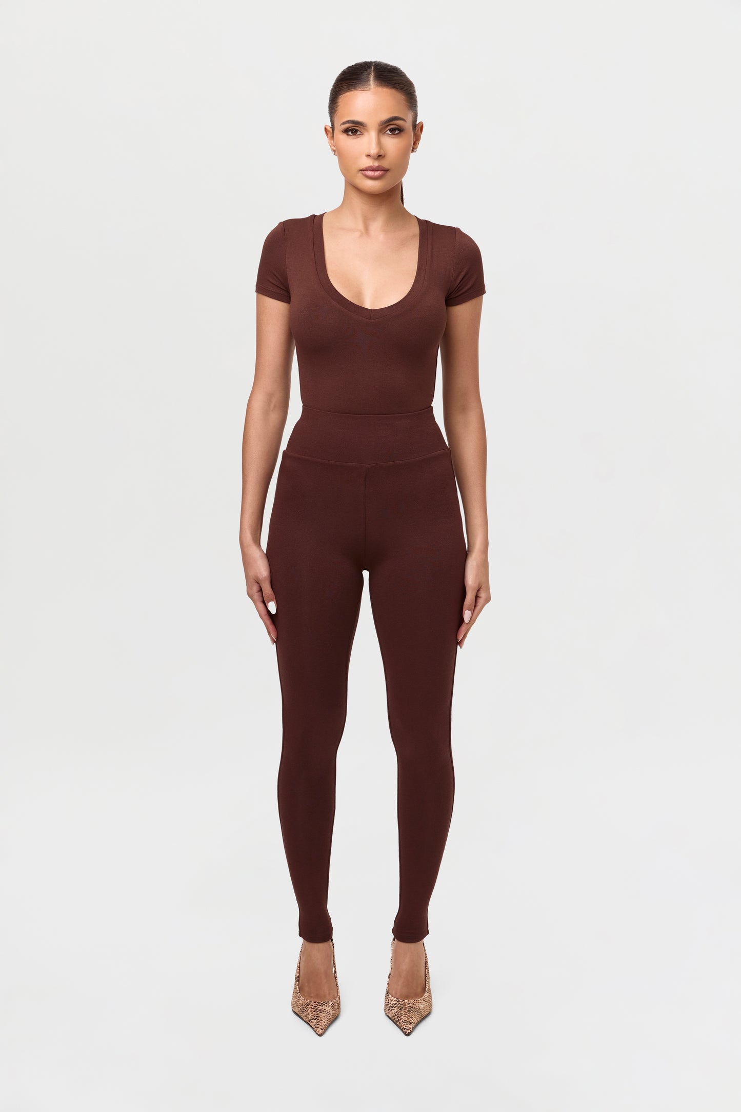 Get Nw Waisted Leggings