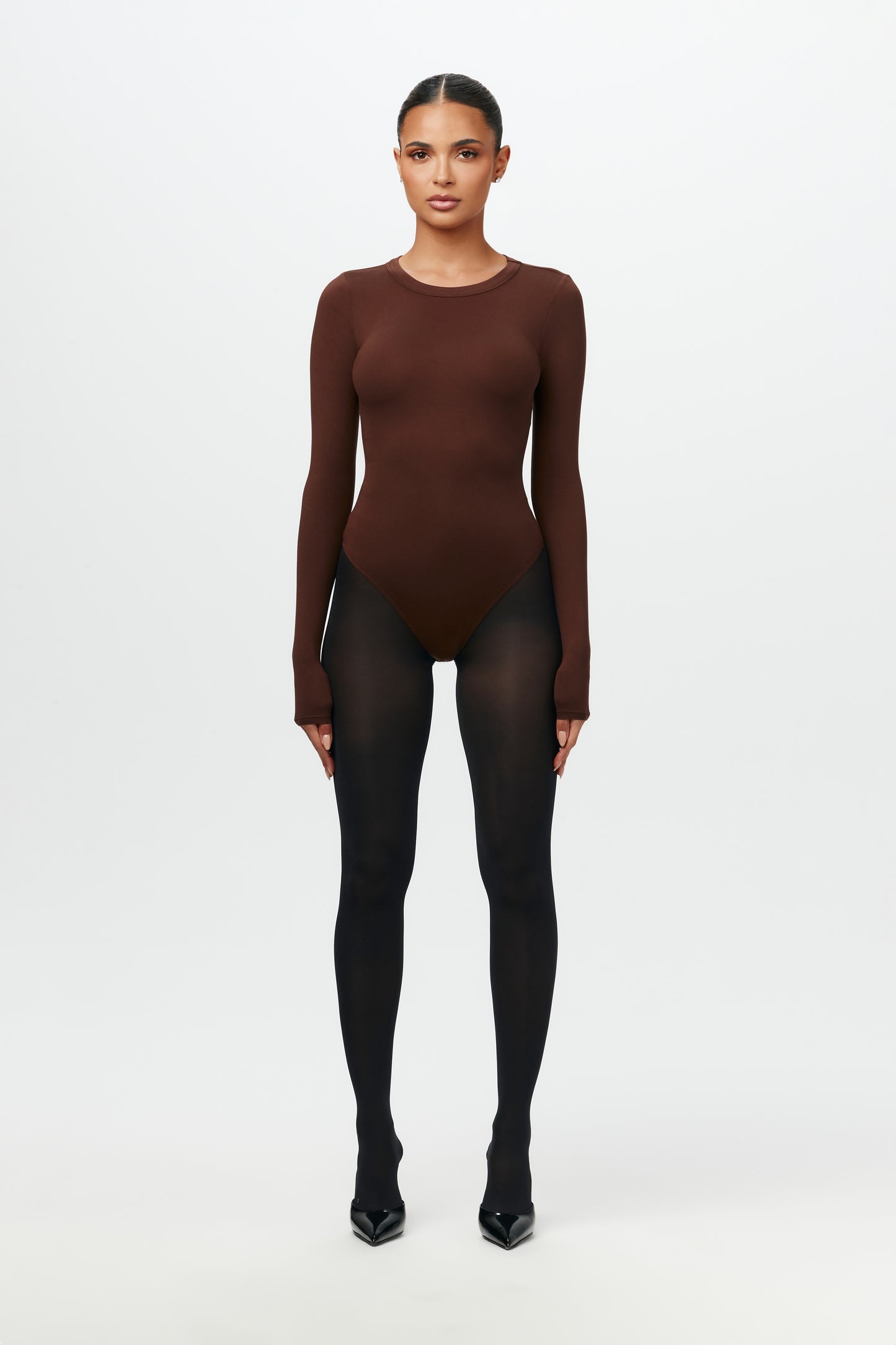 Bare Crewneck Long Sleeve Bodysuit