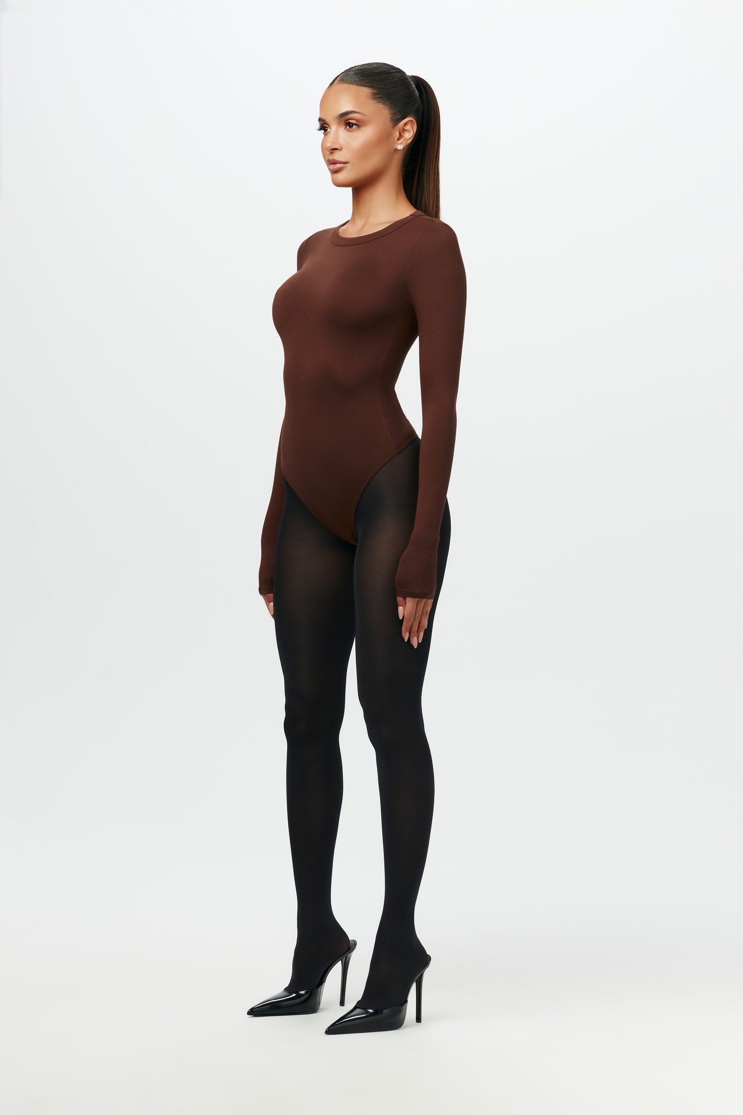 Bare Crewneck Long Sleeve Bodysuit