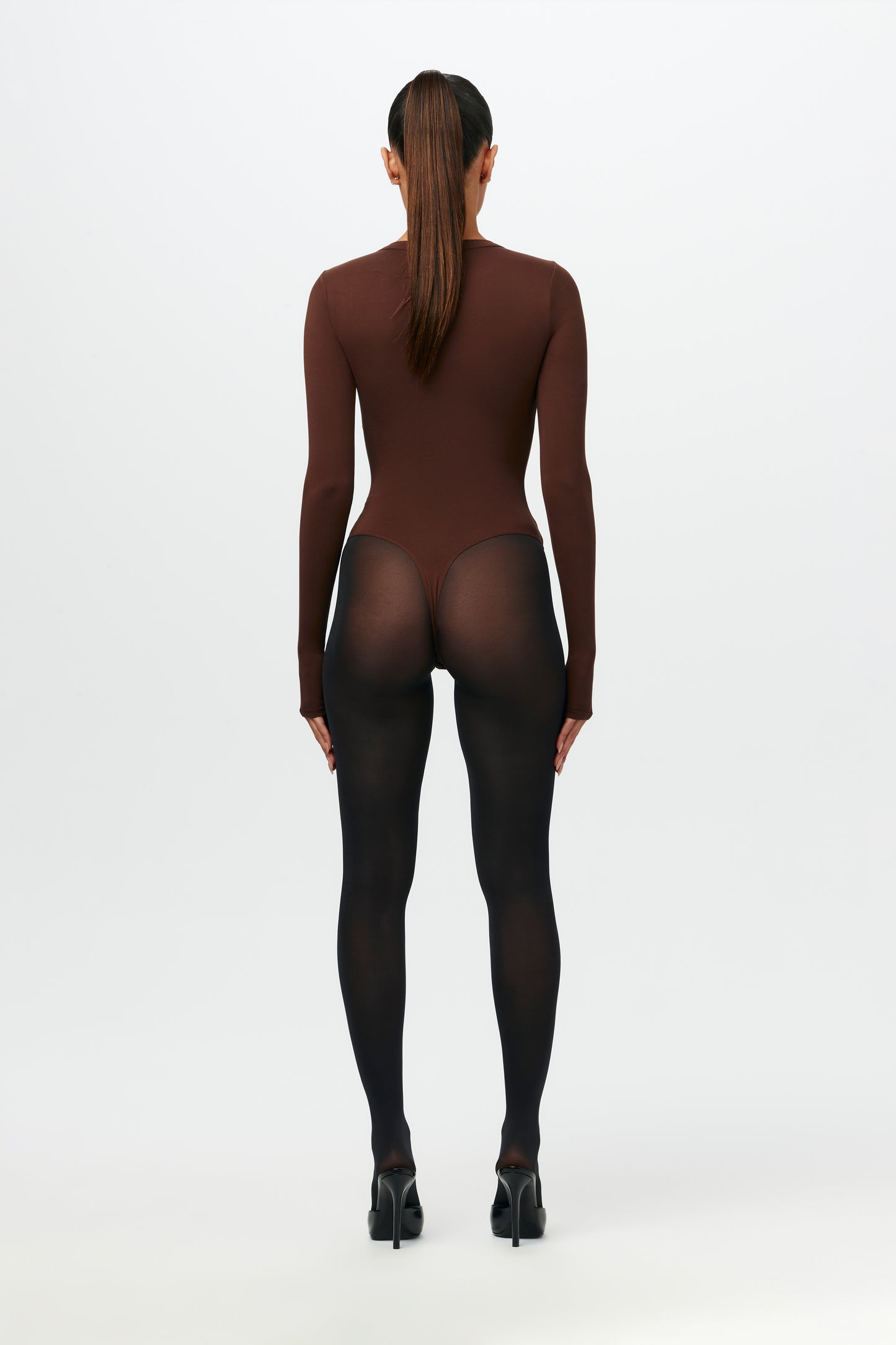 Bare Crewneck Long Sleeve Bodysuit