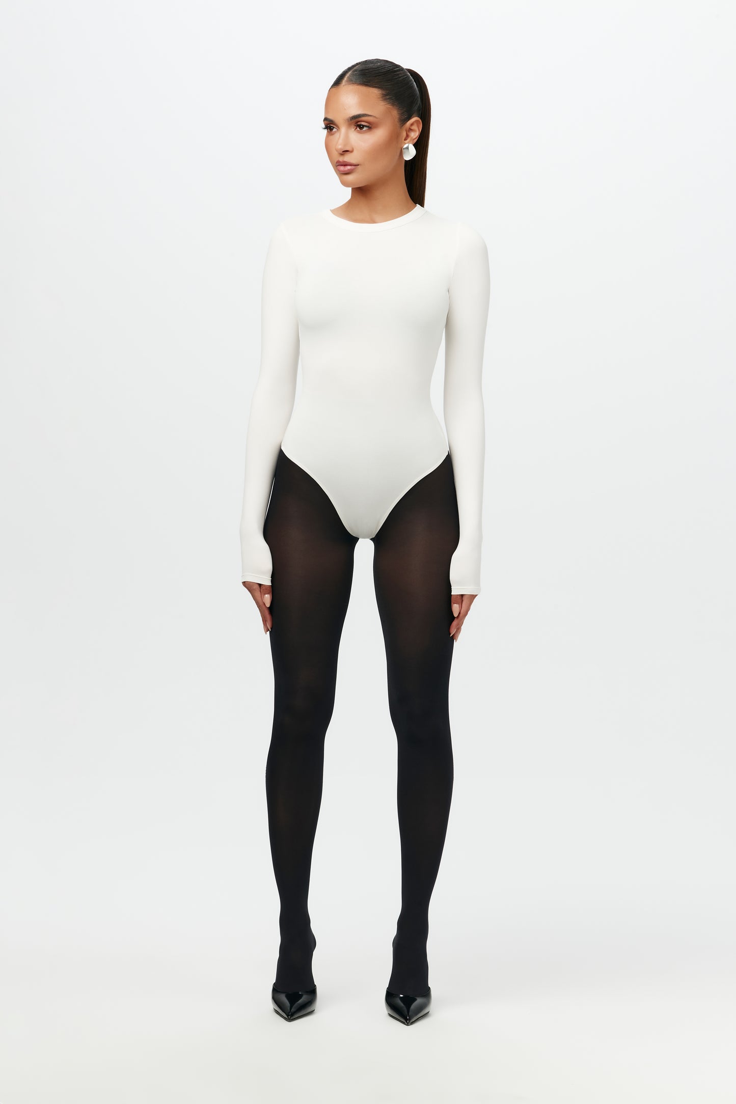 Bare Crewneck Long Sleeve Bodysuit