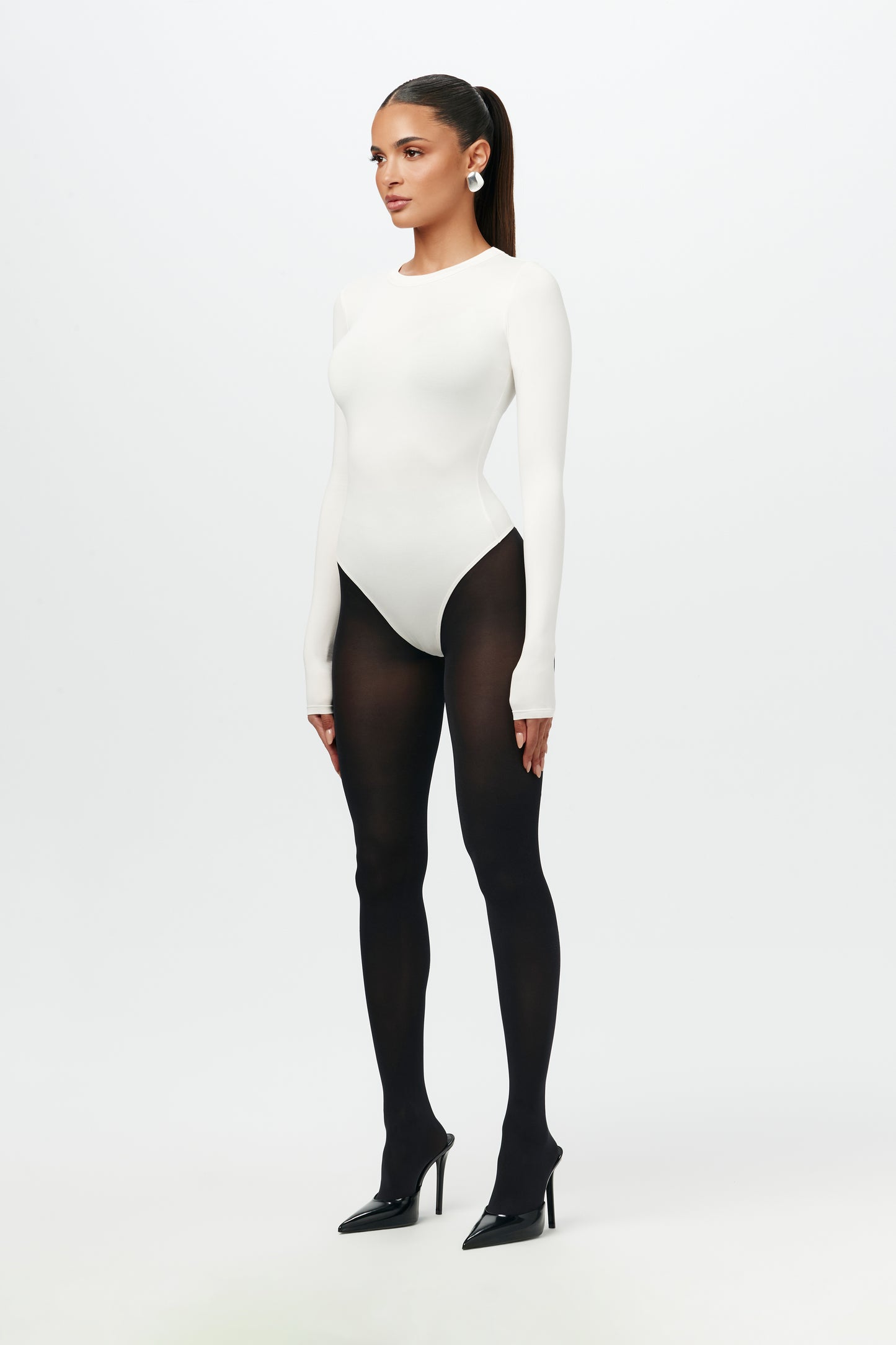 Bare Crewneck Long Sleeve Bodysuit