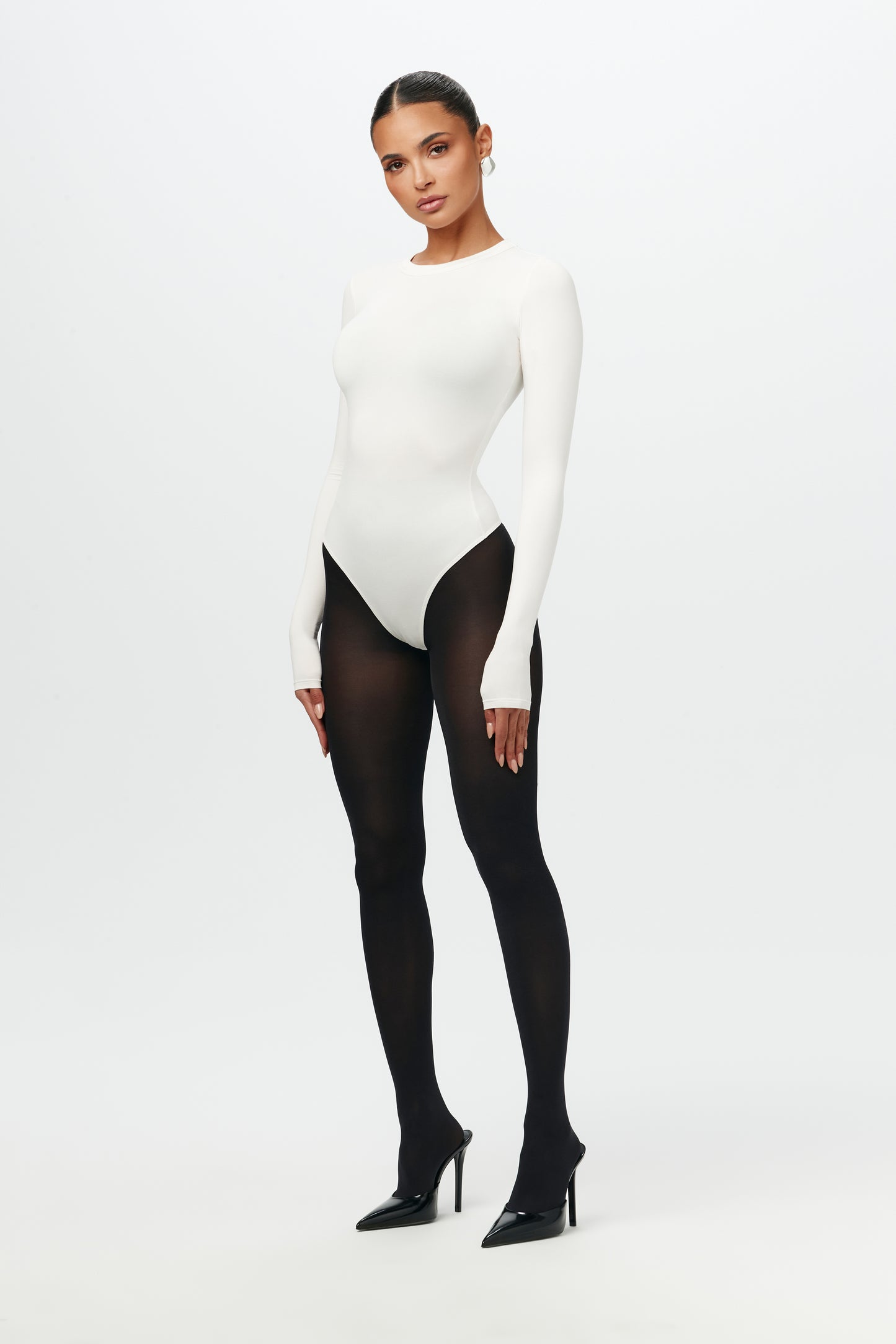 Bare Crewneck Long Sleeve Bodysuit