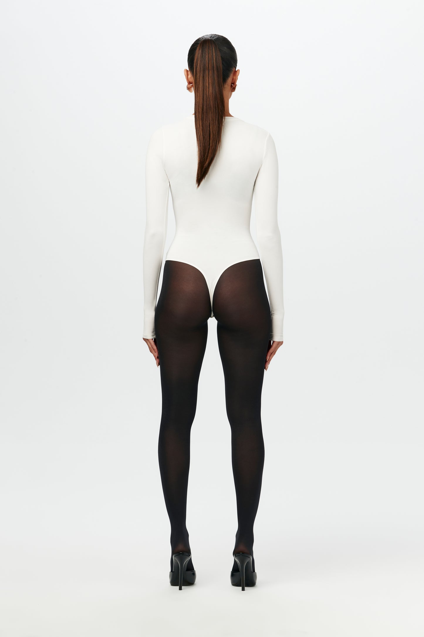 Bare Crewneck Long Sleeve Bodysuit