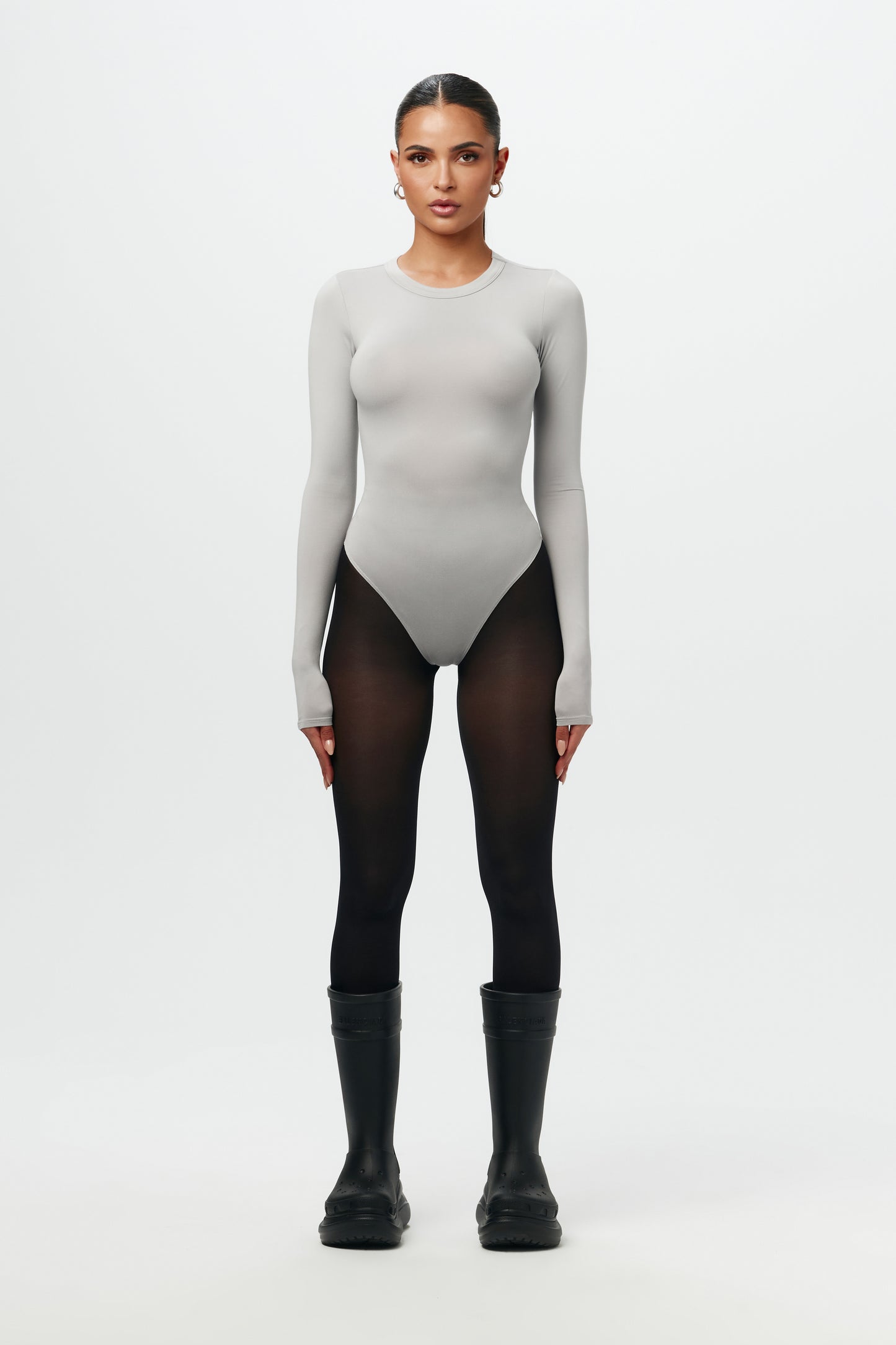 Bare Crewneck Long Sleeve Bodysuit