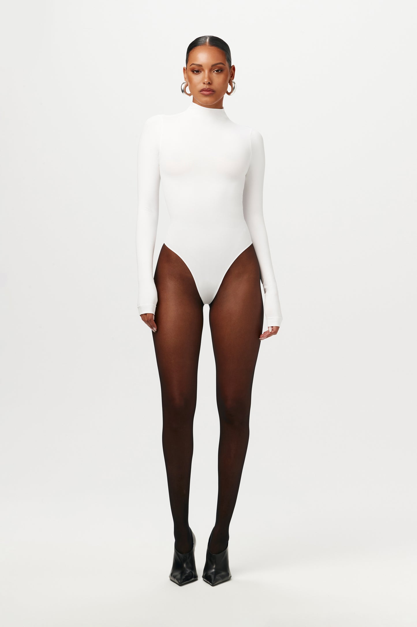 Seamless Mock Neck Bodysuit