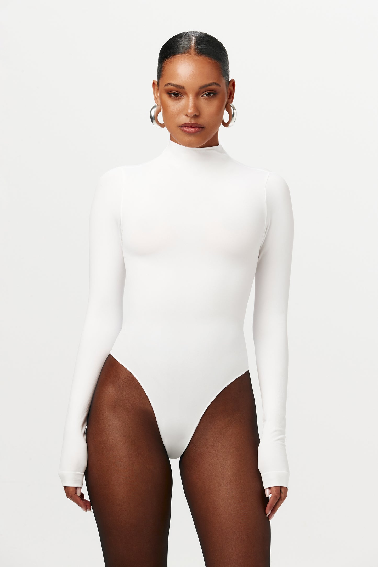 Seamless Mock Neck Bodysuit