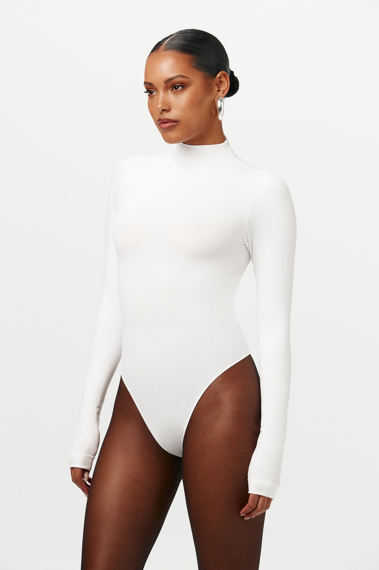 Seamless Mock Neck Bodysuit