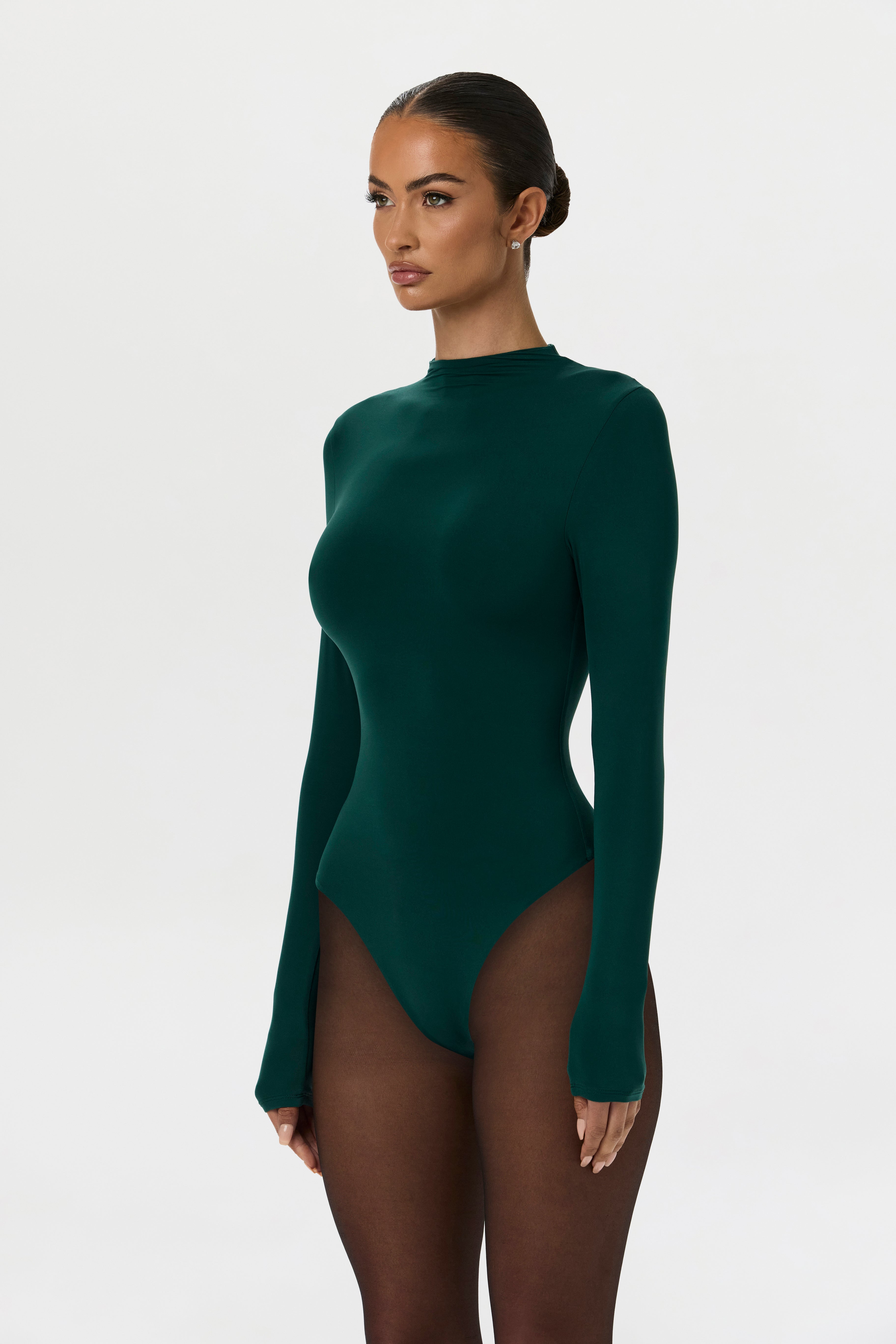 Naked Basic Mock Neck Bodysuit