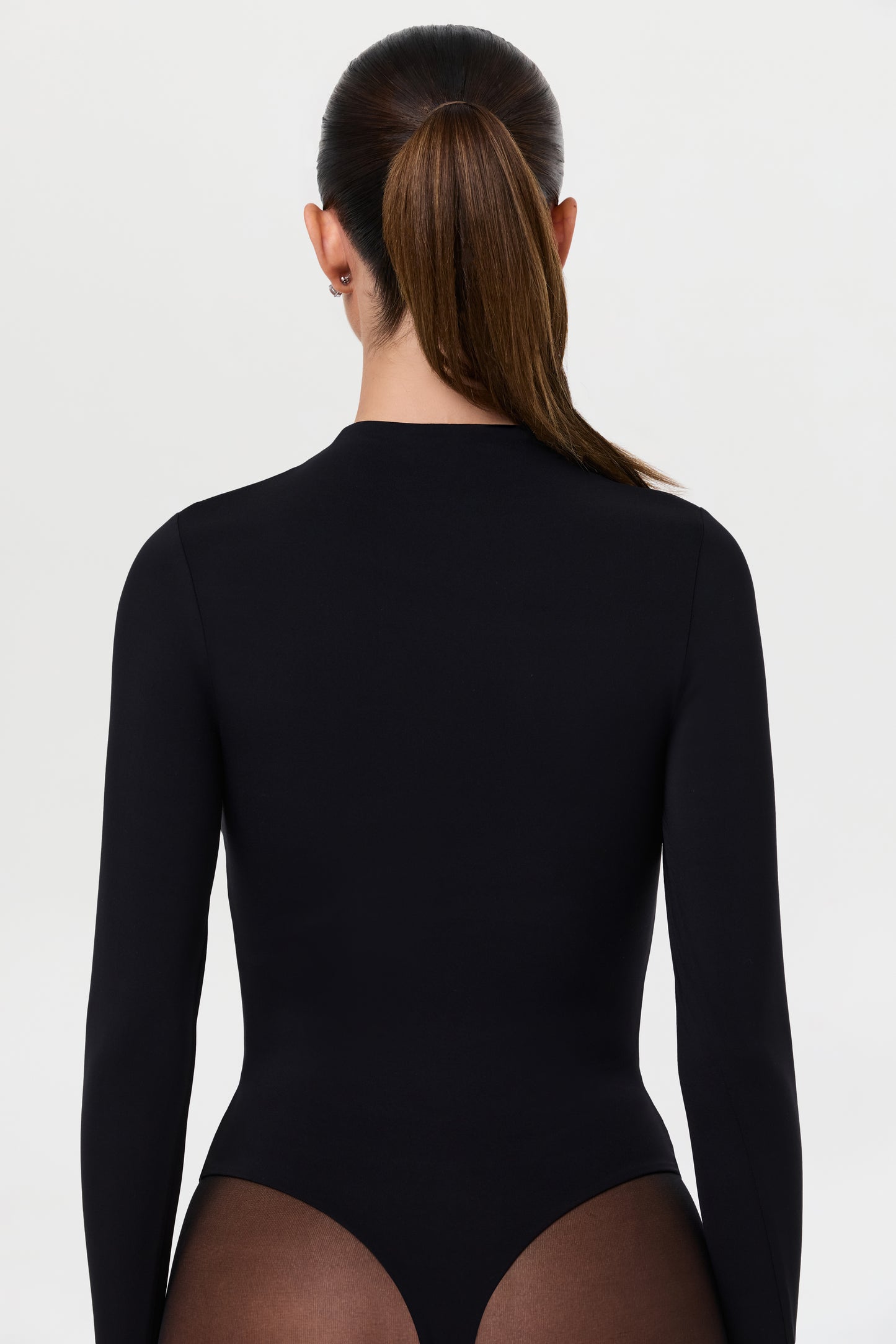Naked Mock Neck Bodysuit