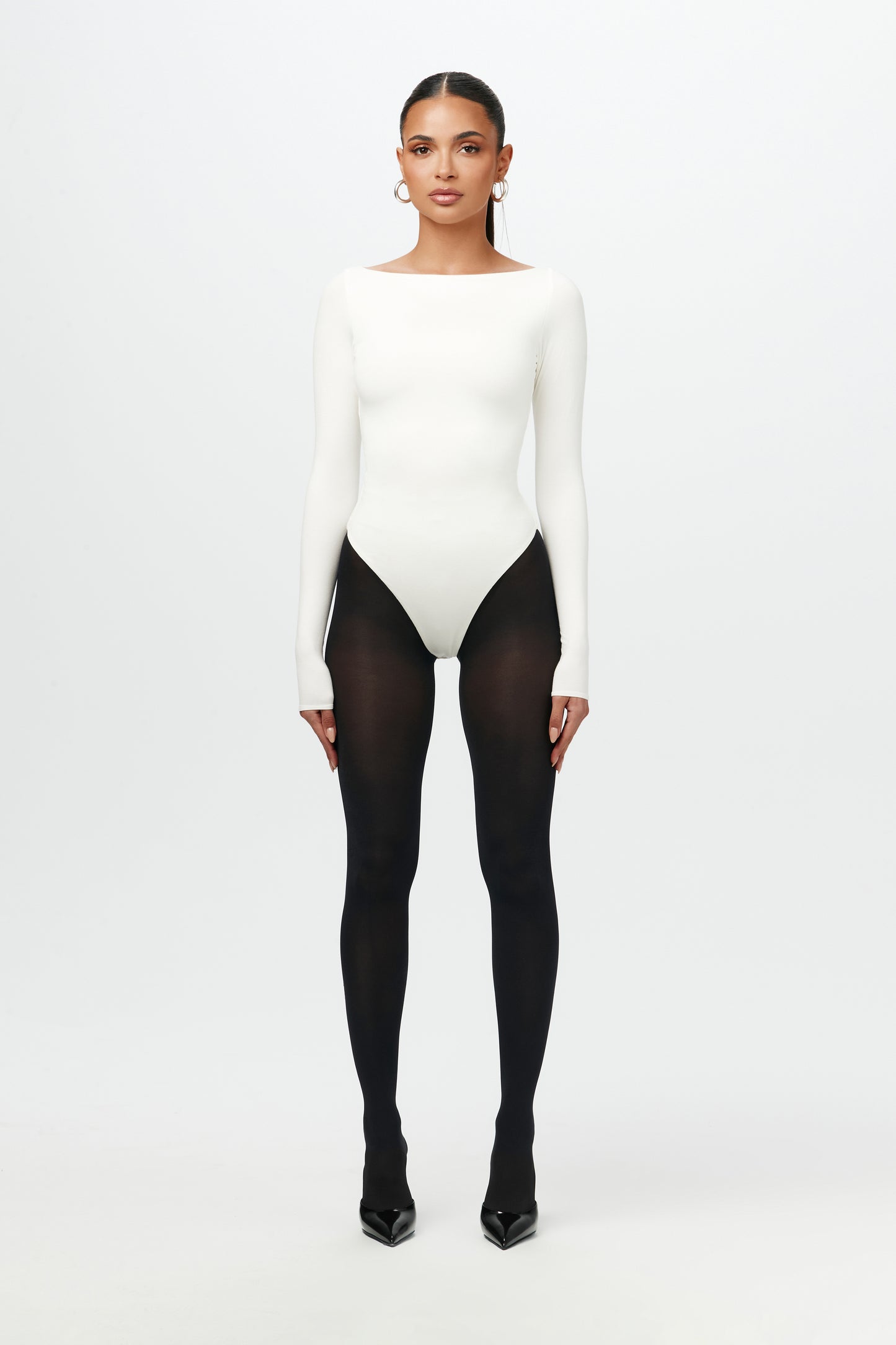 Butter Boatneck Long Sleeve Bodysuit