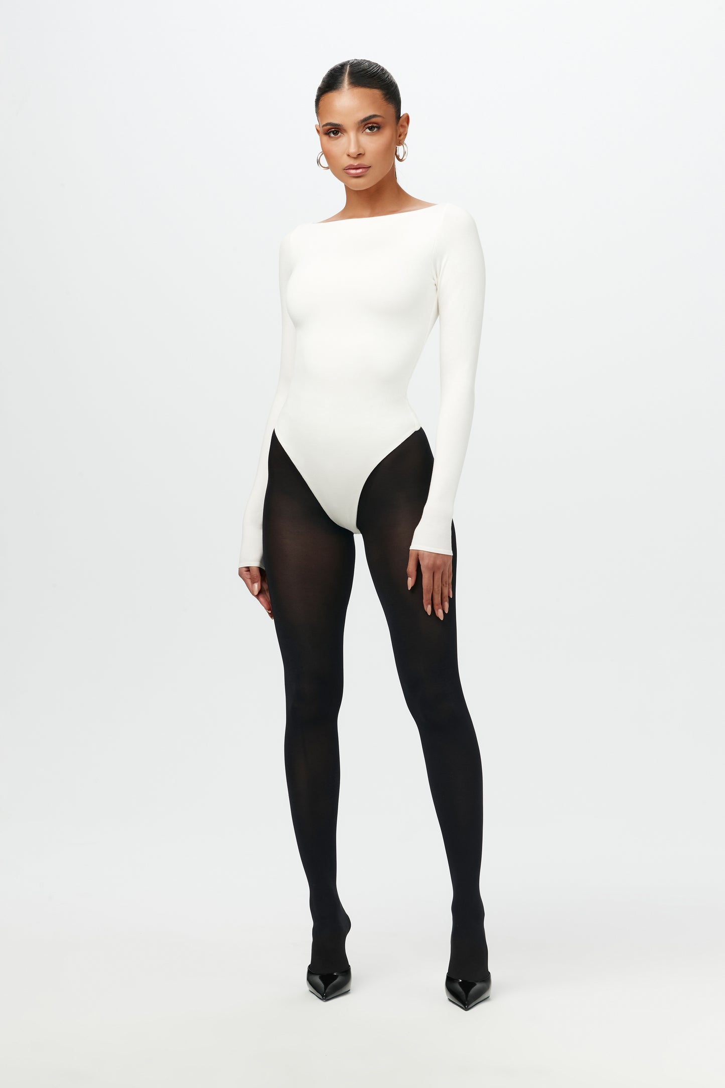 Butter Boatneck Long Sleeve Bodysuit