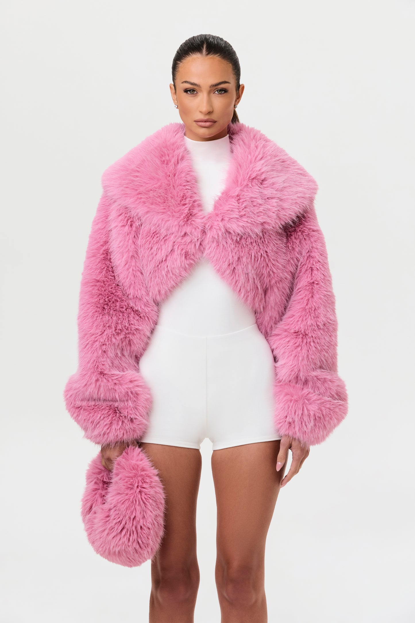 Faux Fur Handbag