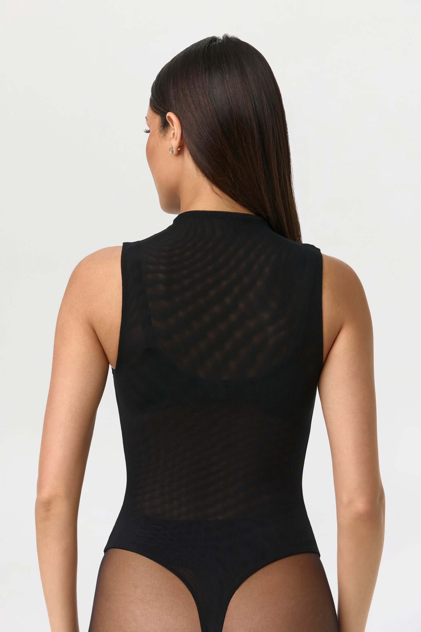 Mesh Sleeveless Bodysuit