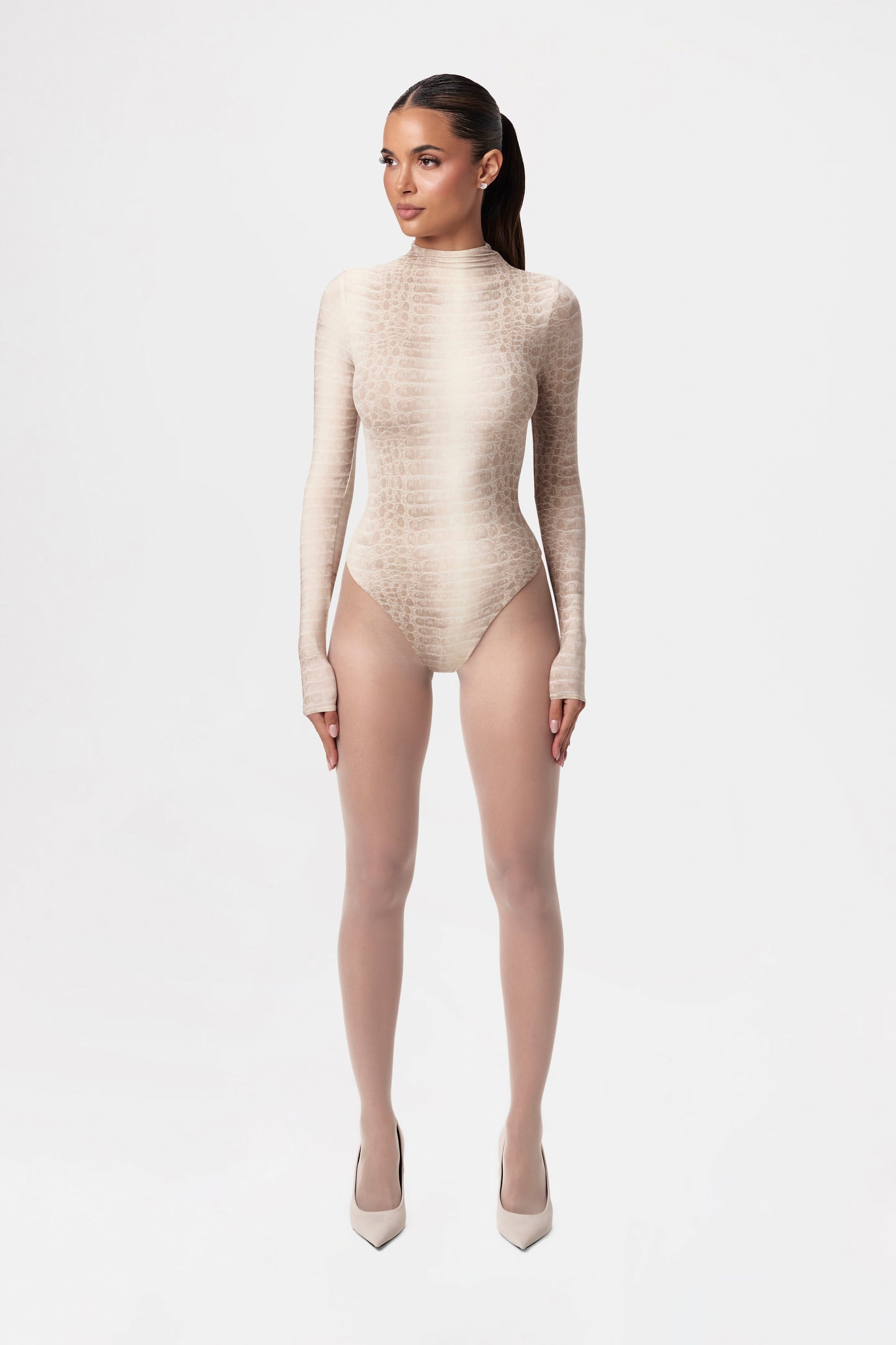 Naked Print Bodysuit