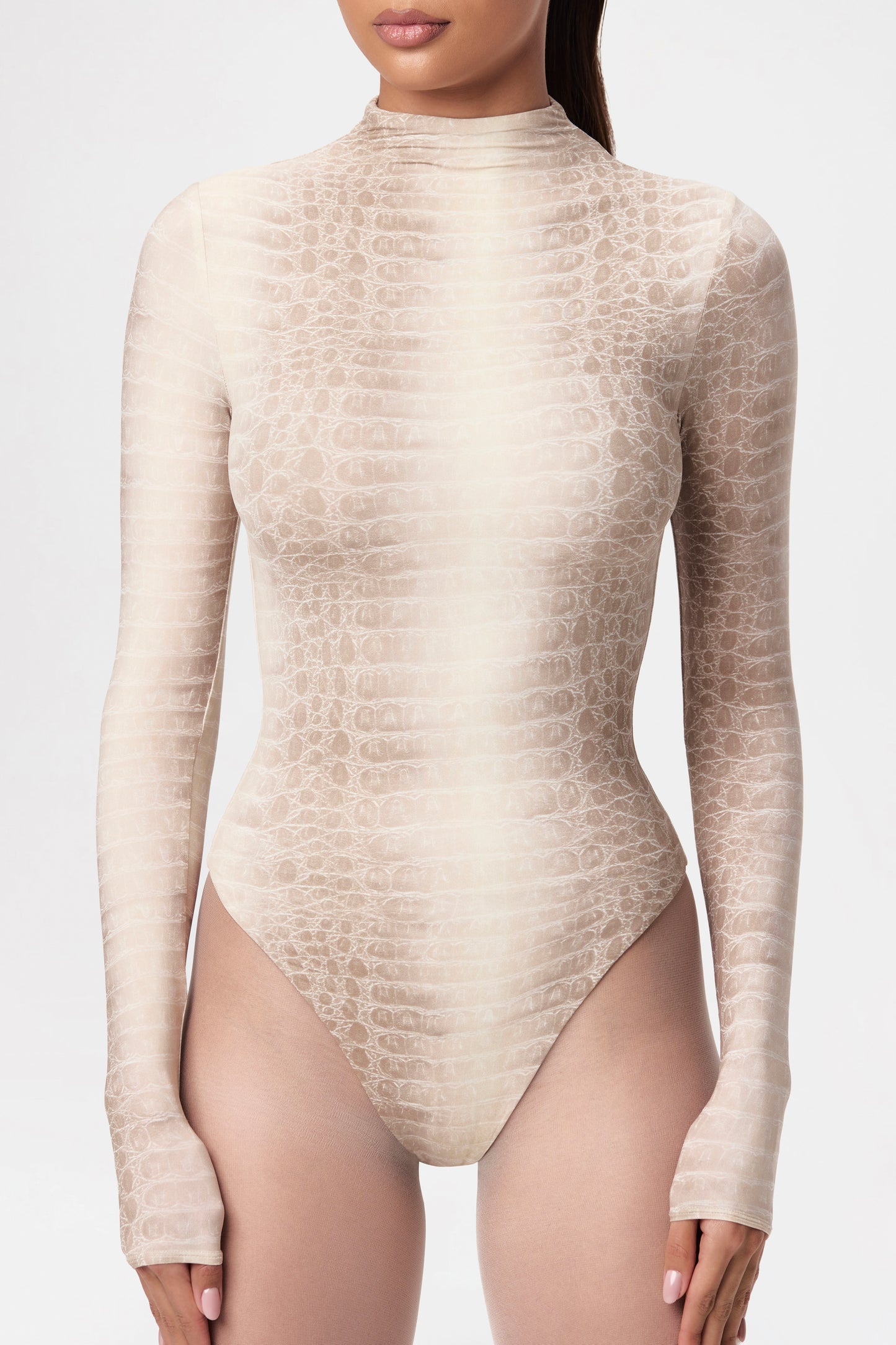 Naked Print Bodysuit