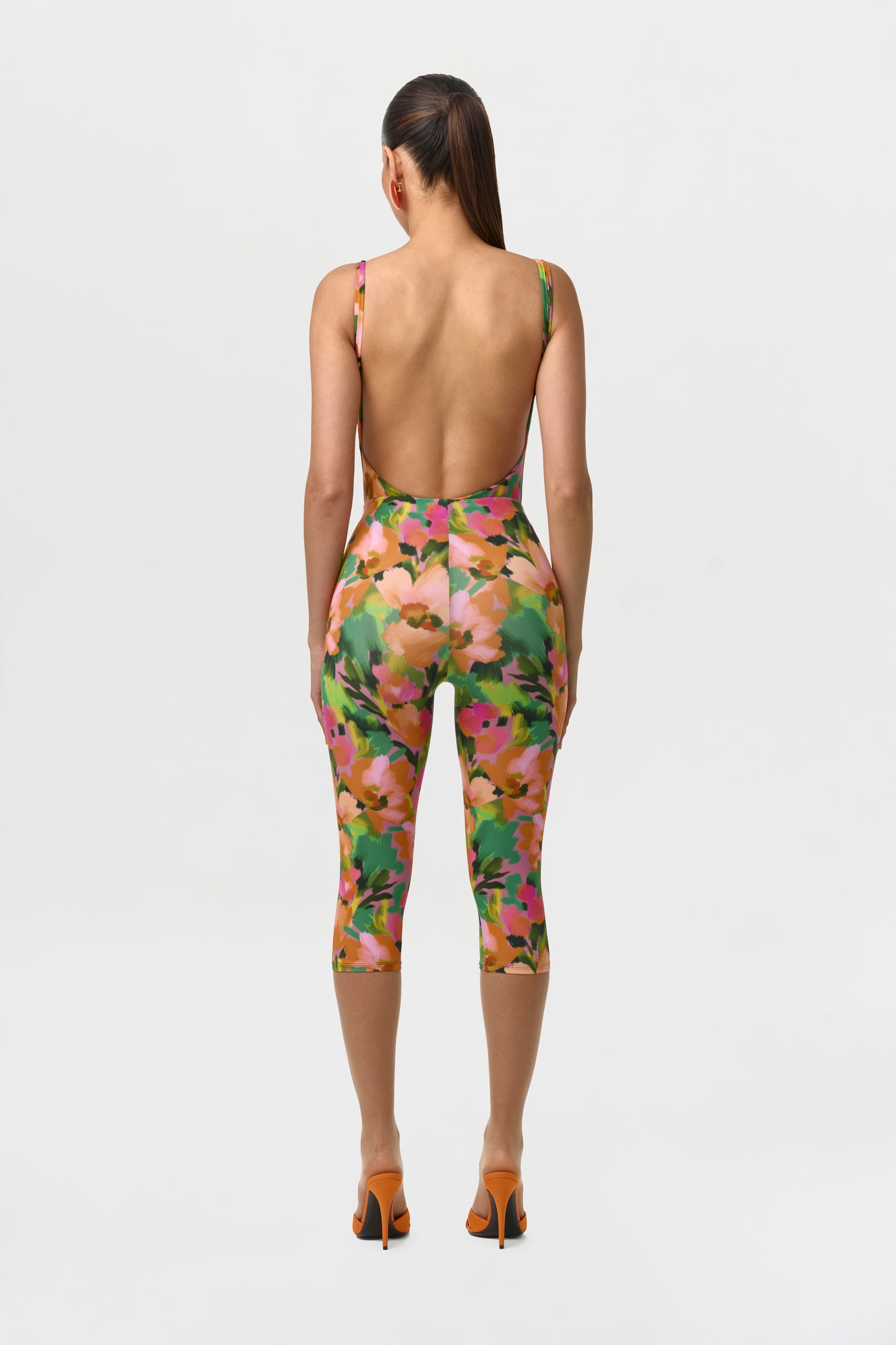 Naked Print Capri Legging