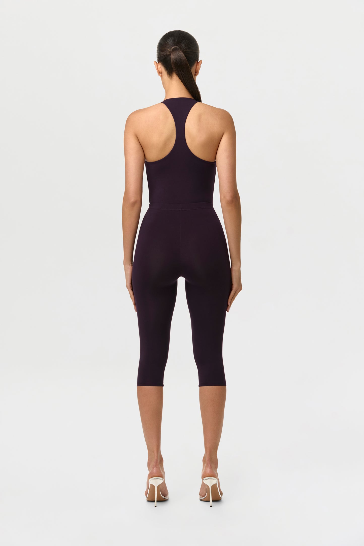 Blackberry Naked Capri Leggings
