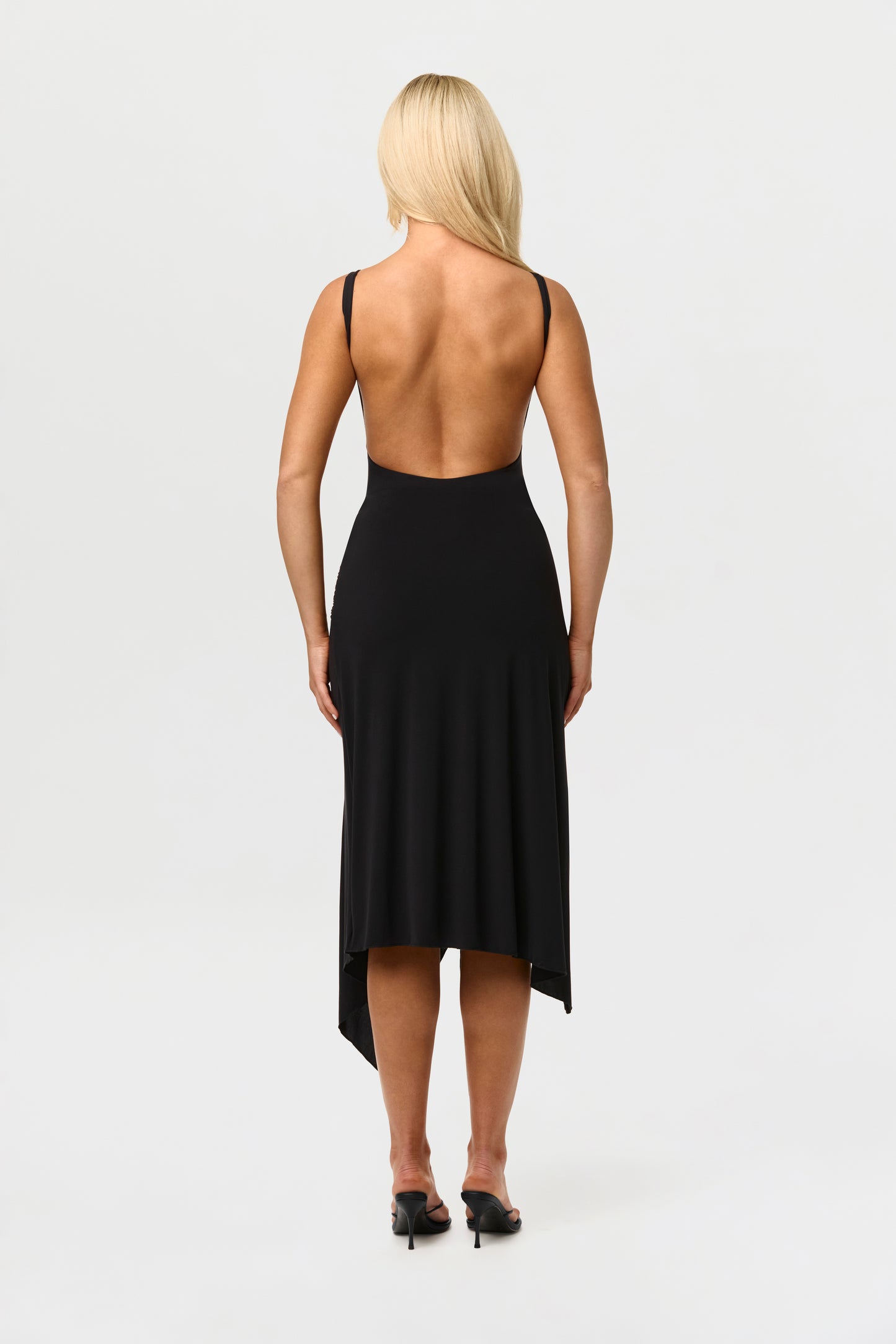 Naked Asymmetric Midi Skirt