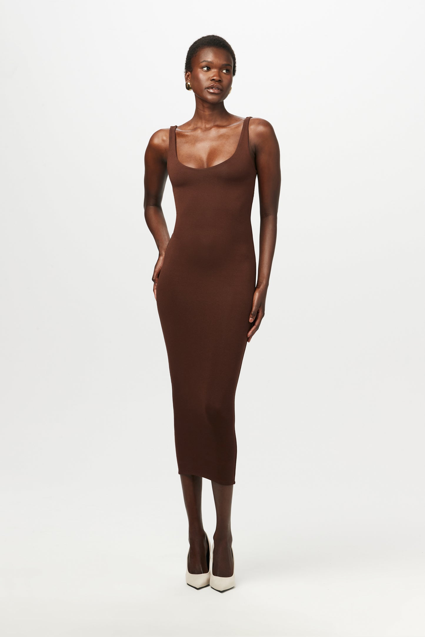 NW Sculpt Tank Midi Dress