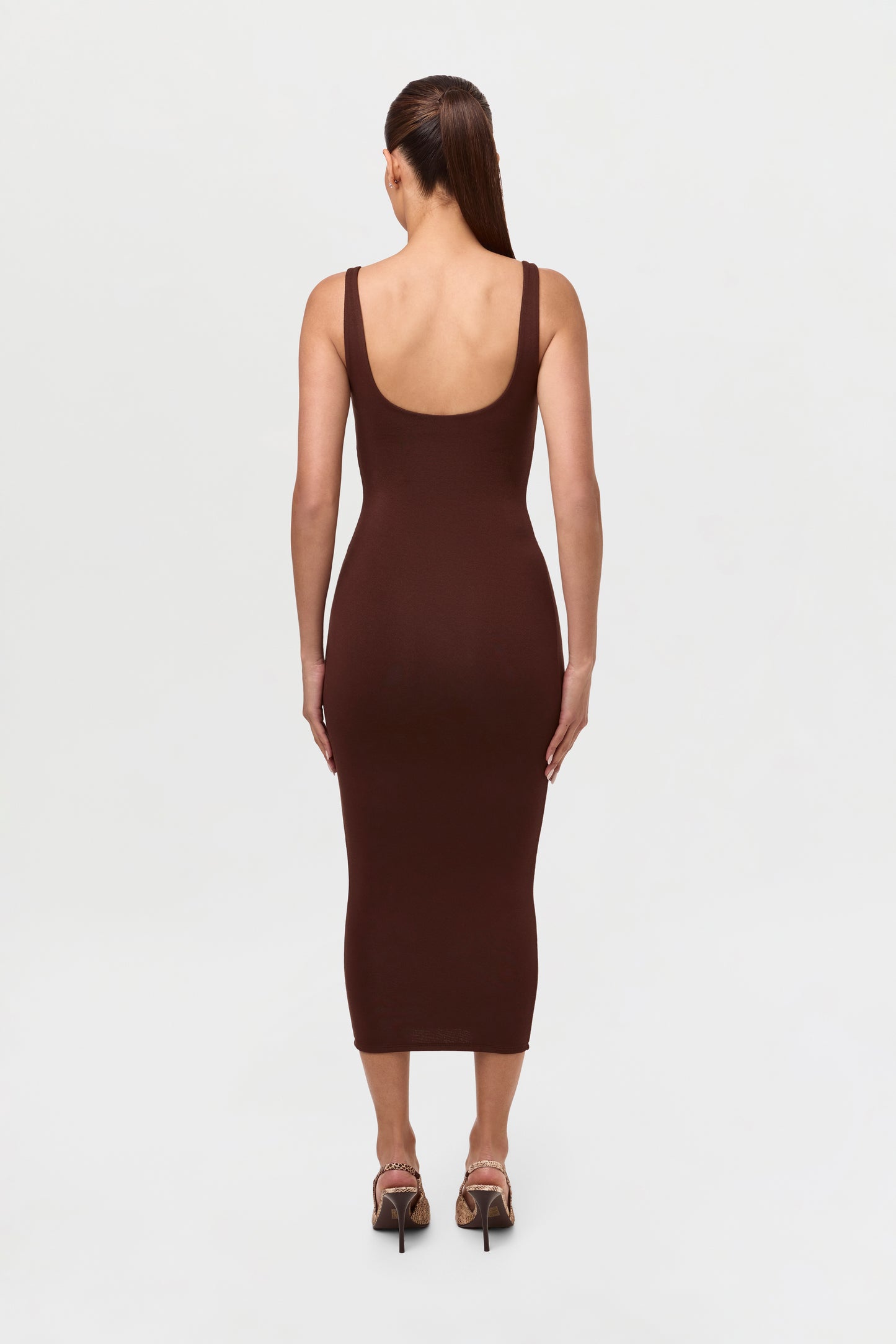 NW Sculpt Tank Midi Dress