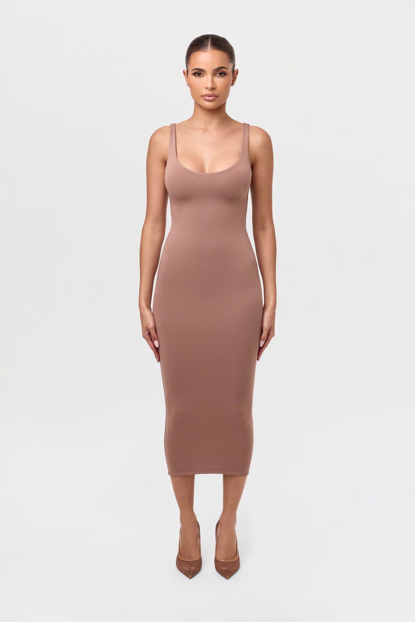 NW Sculpt Tank Midi Dress