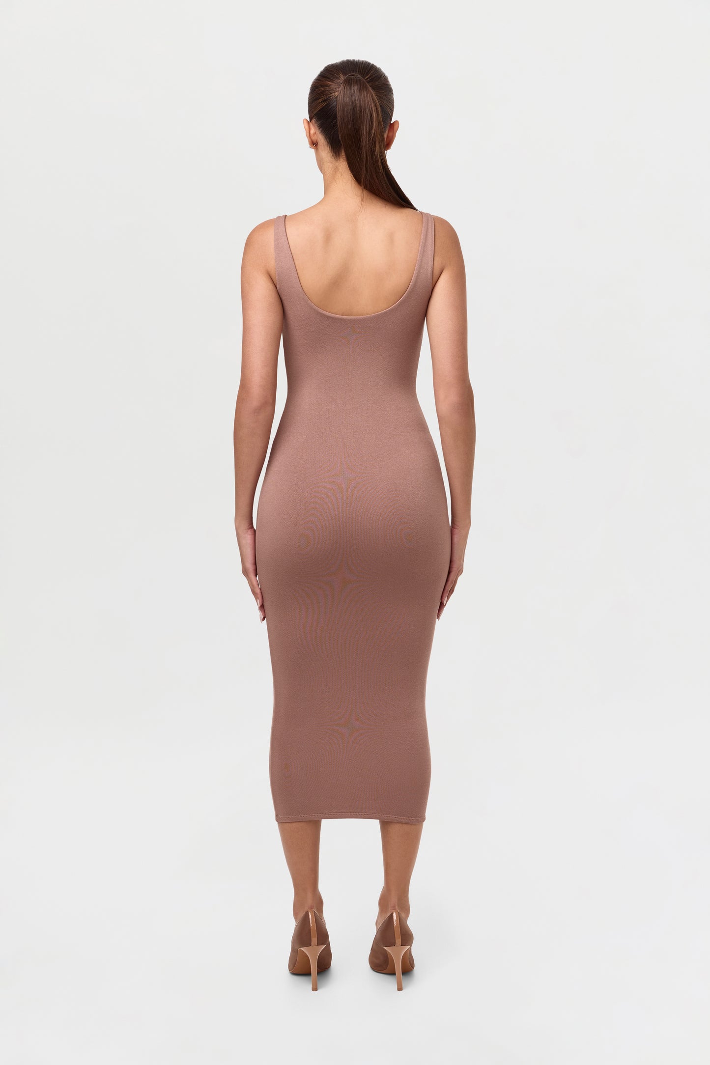 NW Sculpt Tank Midi Dress