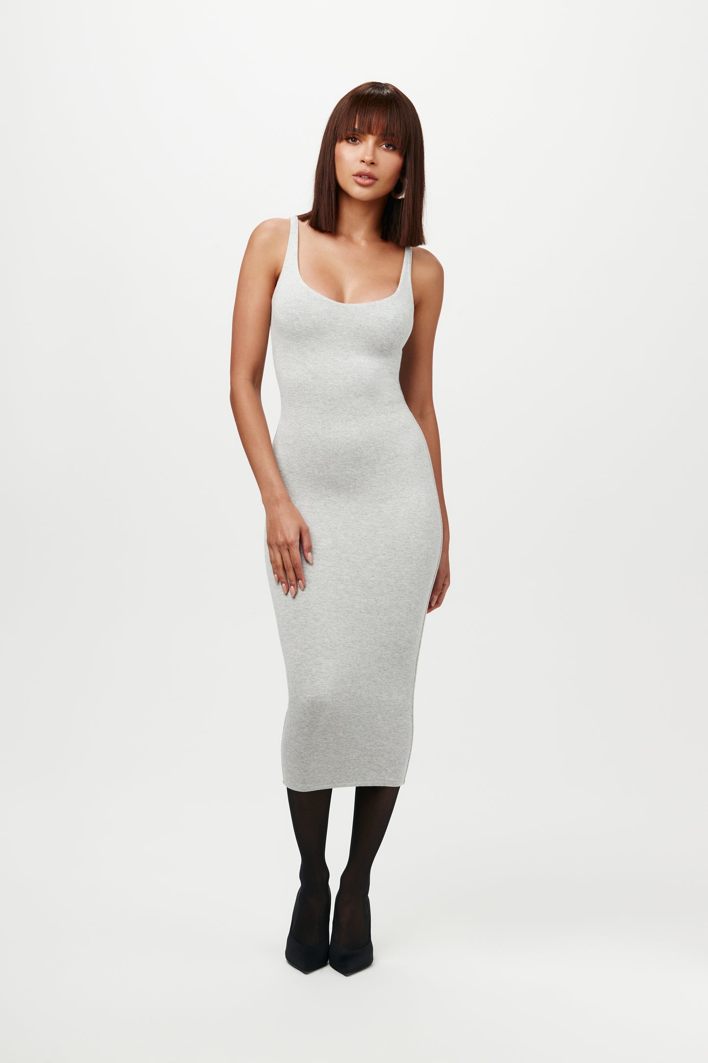 NW Sculpt Tank Midi Dress