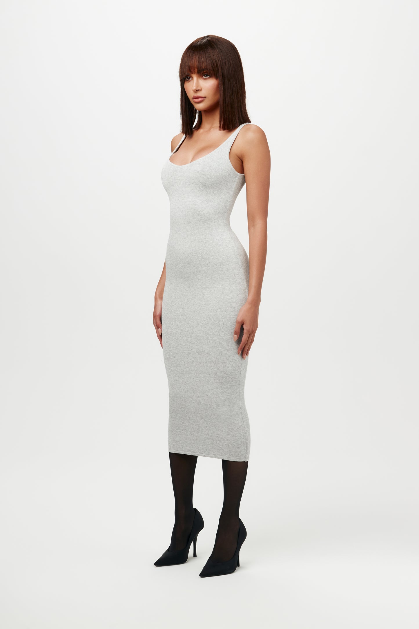 NW Sculpt Tank Midi Dress