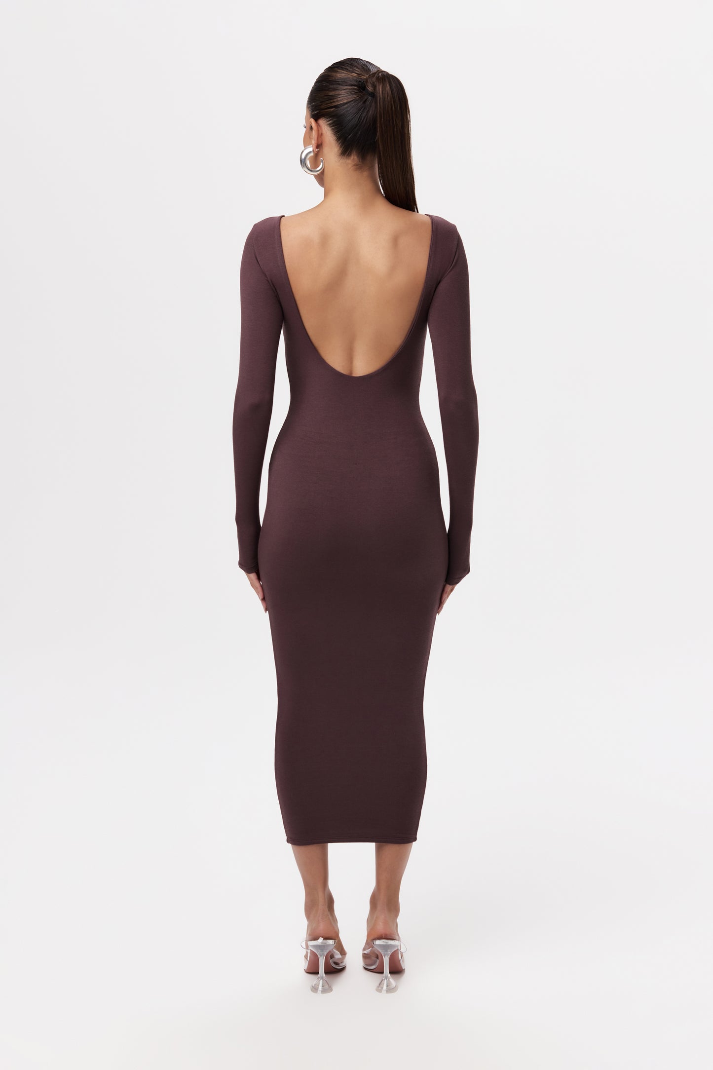 NW Open Back Midi Dress