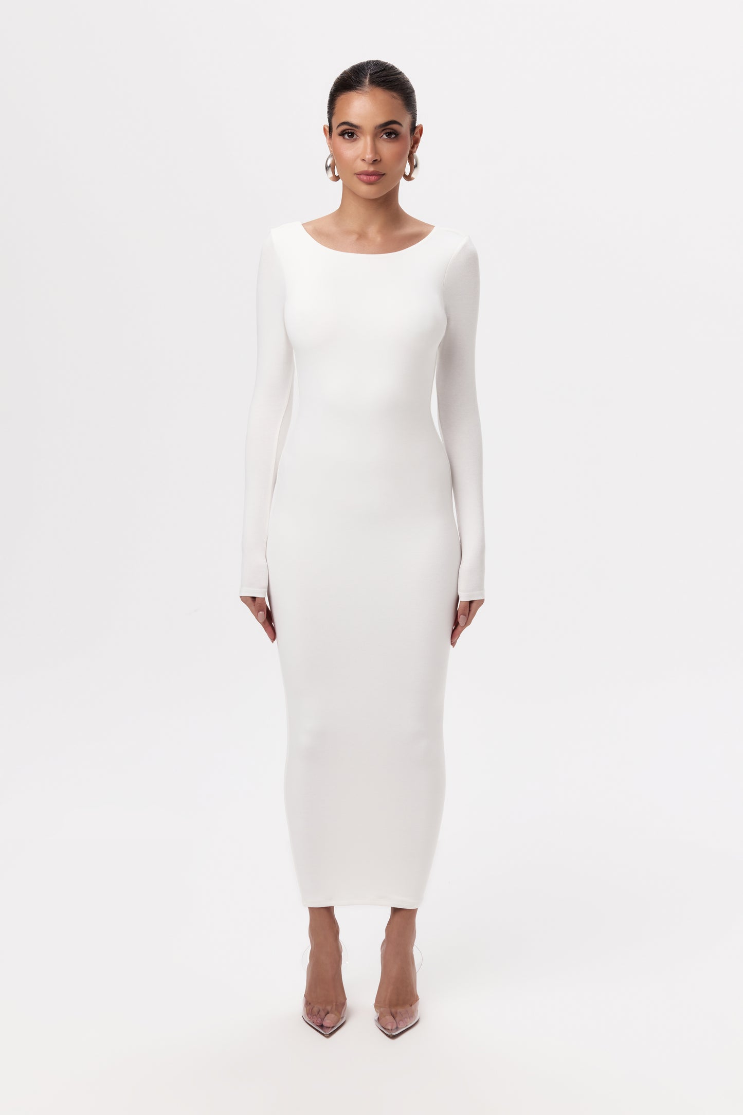 NW Open Back Midi Dress