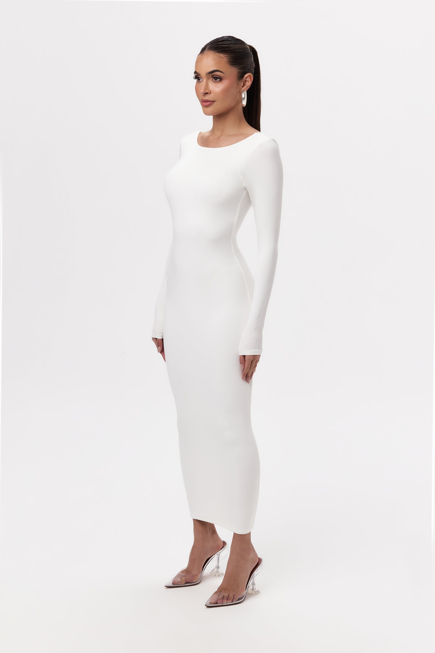 NW Open Back Midi Dress